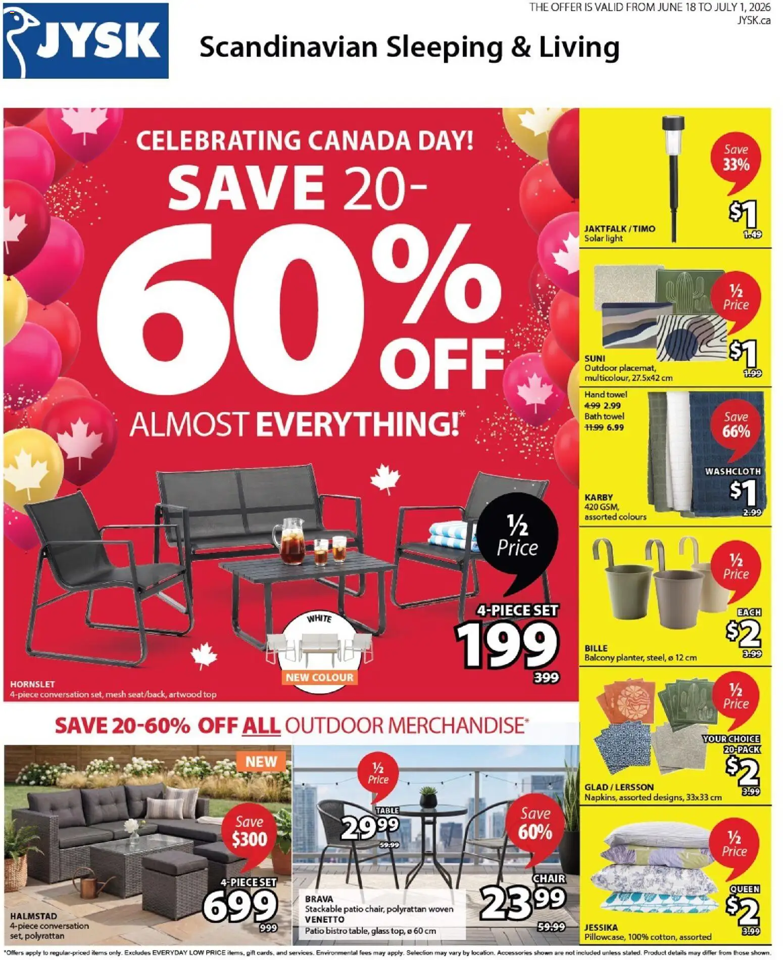 Preview of leaflet JYSK weekly flyer from shop JYSK is valid from Jun 18, 2026