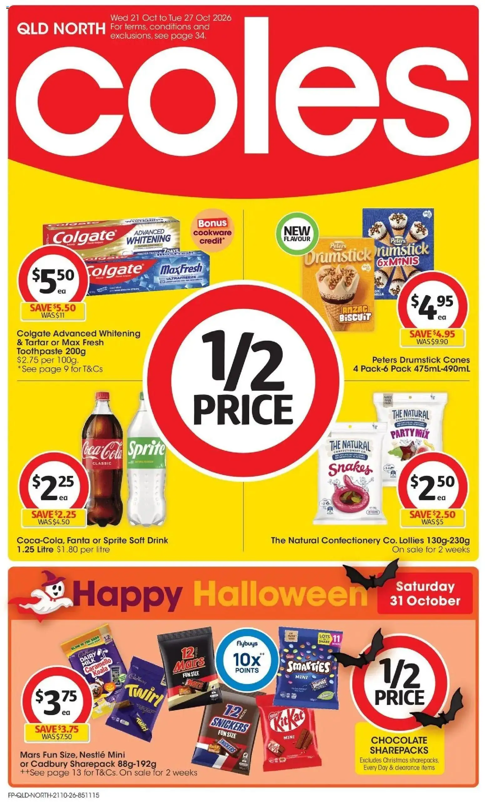 Preview of catalogue Coles catalogue QLD NORTH from shop Coles valid 21/10/2026
