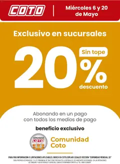 Vista previa del folleto de la tienda Coto válido desde el 06/05/2026 