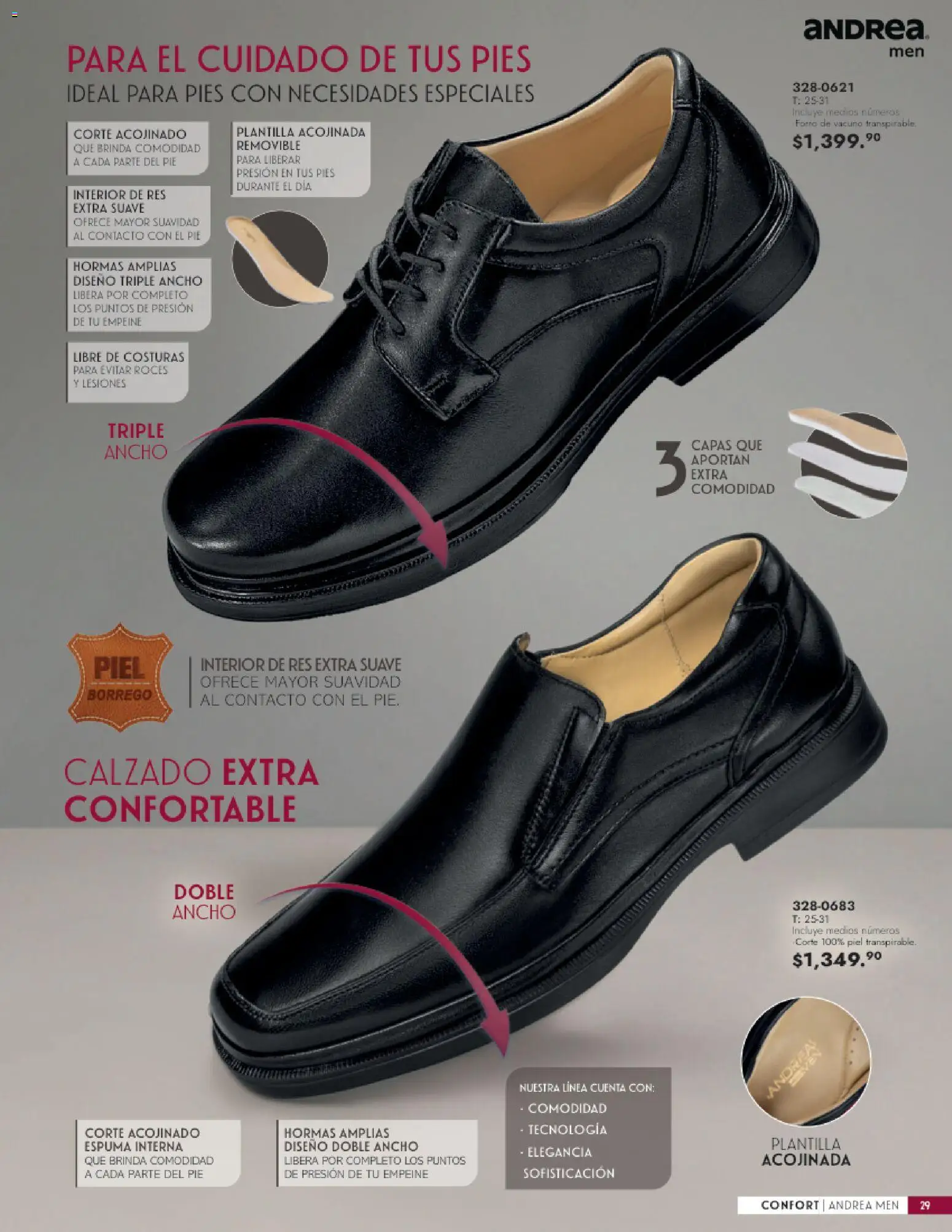 Vista previa las ofertas de la tienda Andrea - Andrea catálogo Calzado Caballero desde el 23/08/2026 