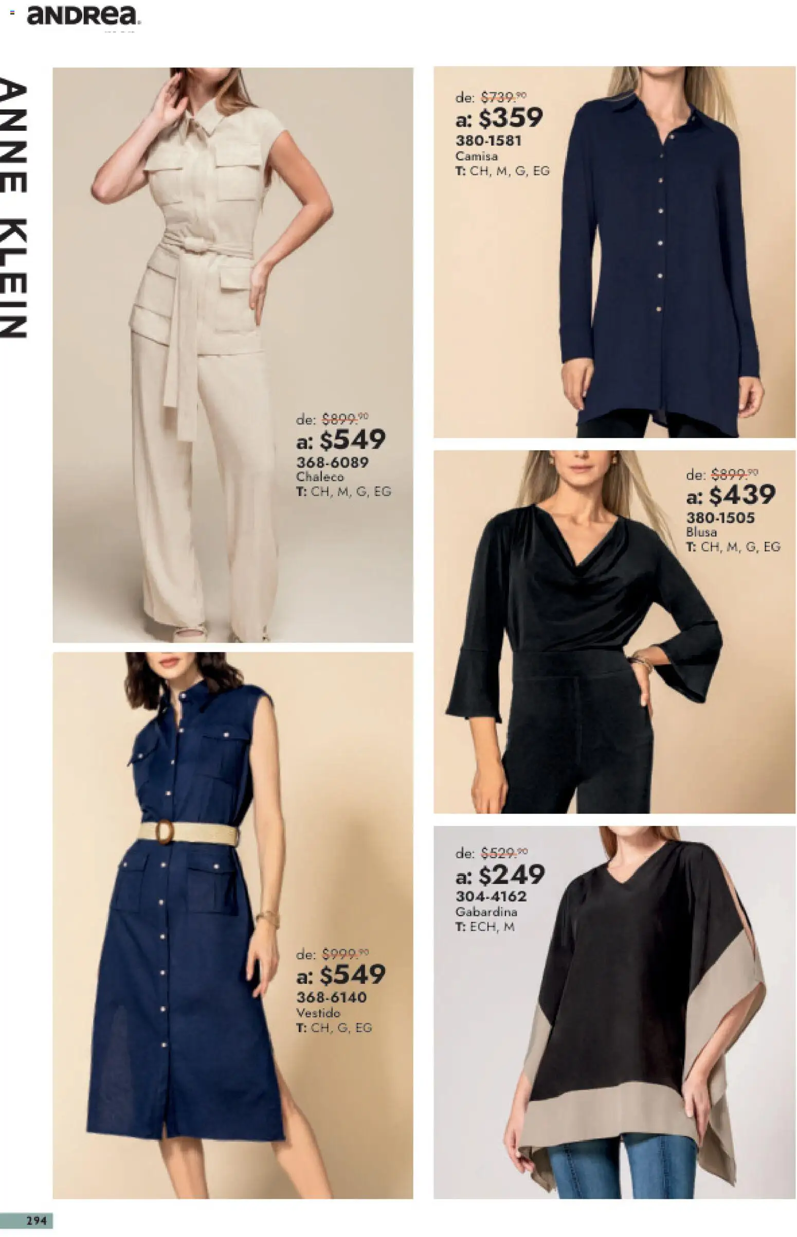 Vista previa las ofertas de la tienda Andrea - Andrea catálogo Outlet desde el 26/07/2026 