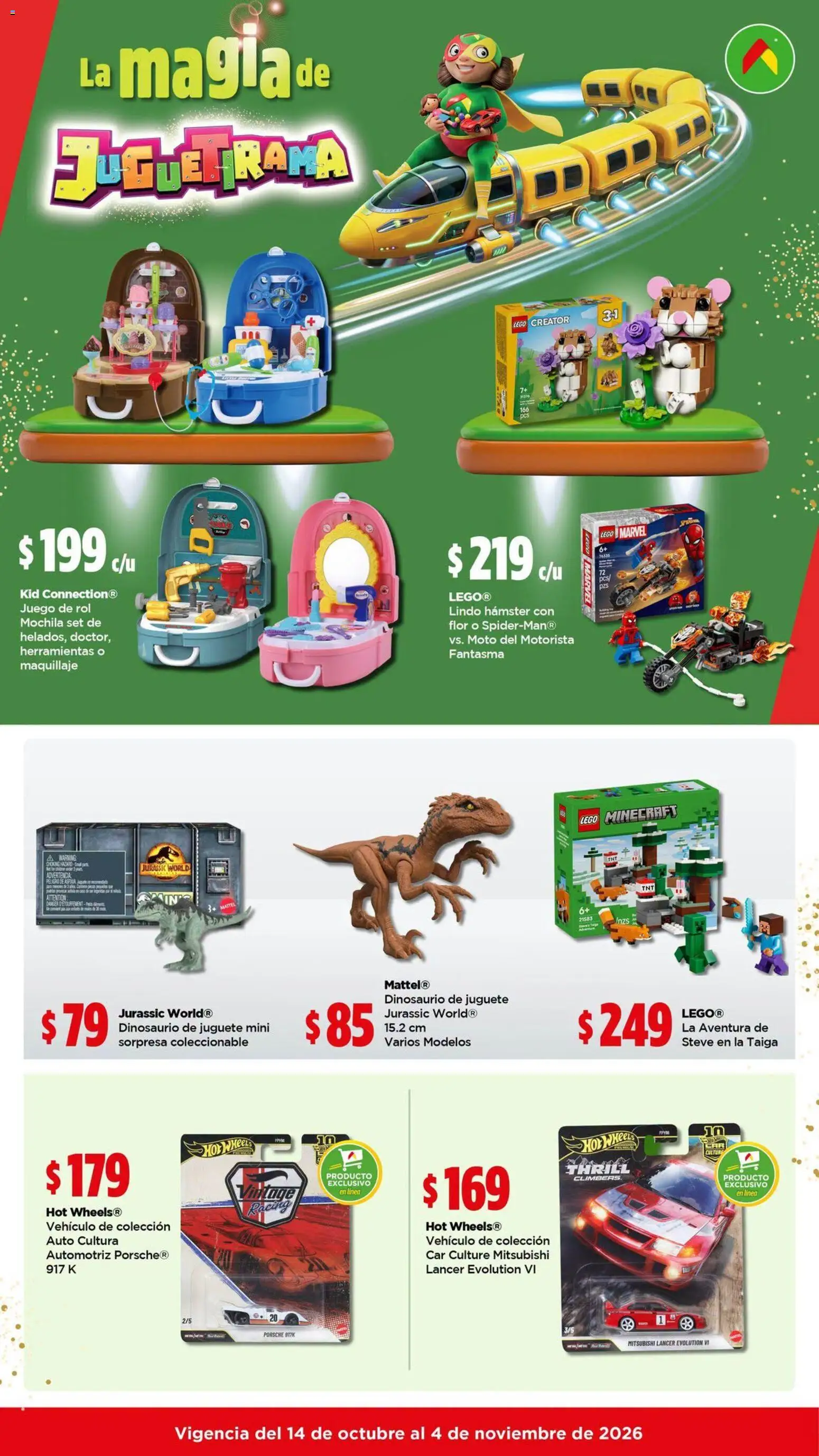 Vista previa las ofertas de la tienda Bodega Aurrerá - Bodega Aurrerá folleto La magia de Juguetirama desde el 14/10/2026 