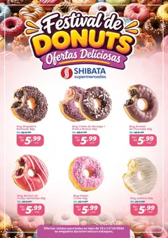 Pré-Visualização do folheto "Shibata ofertas Donuts" da loja Shibata válido a partir de 10/10/2026