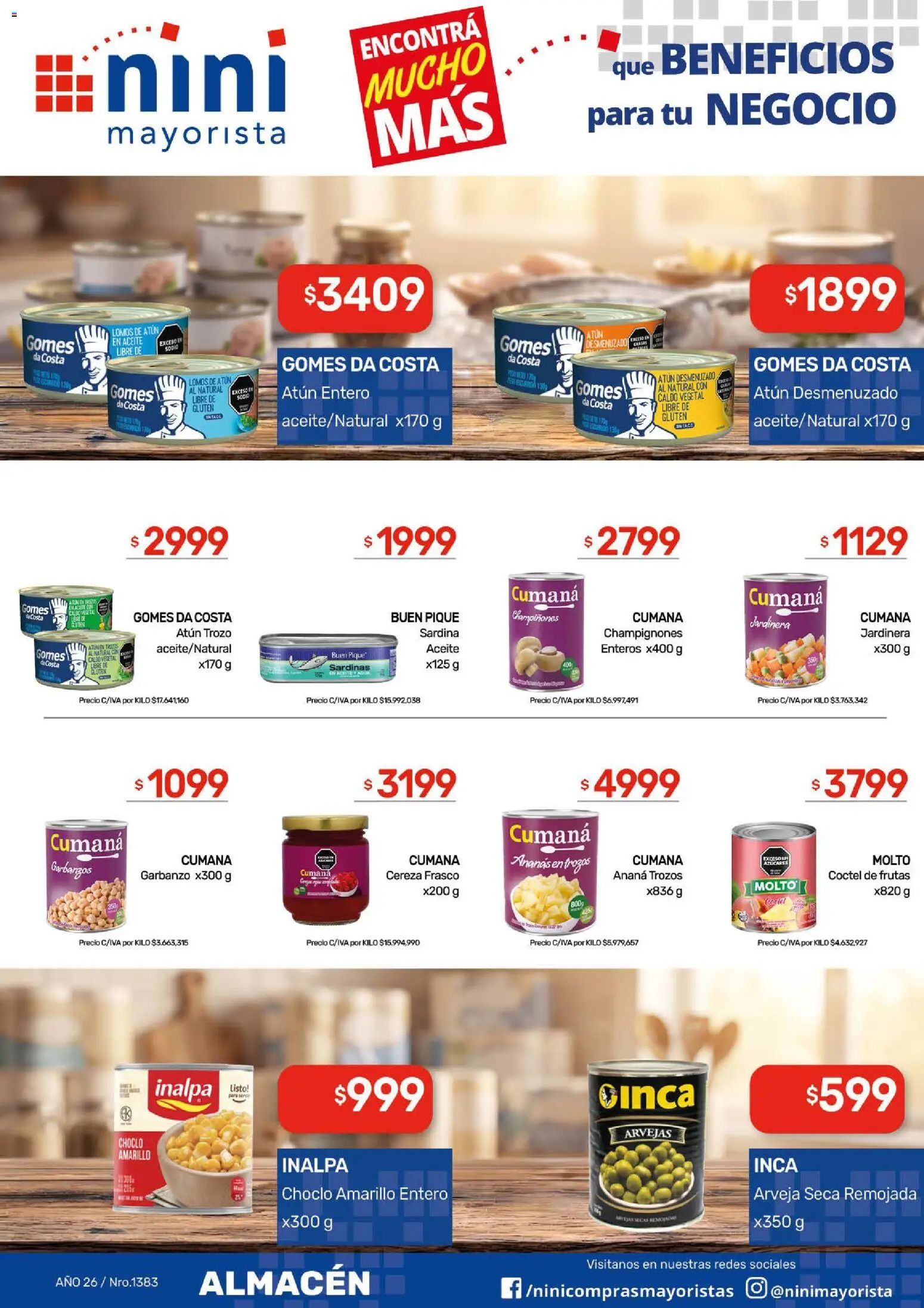 Vista previa del folleto de la tienda NINI Mayorista válido desde el 26/10/2026 