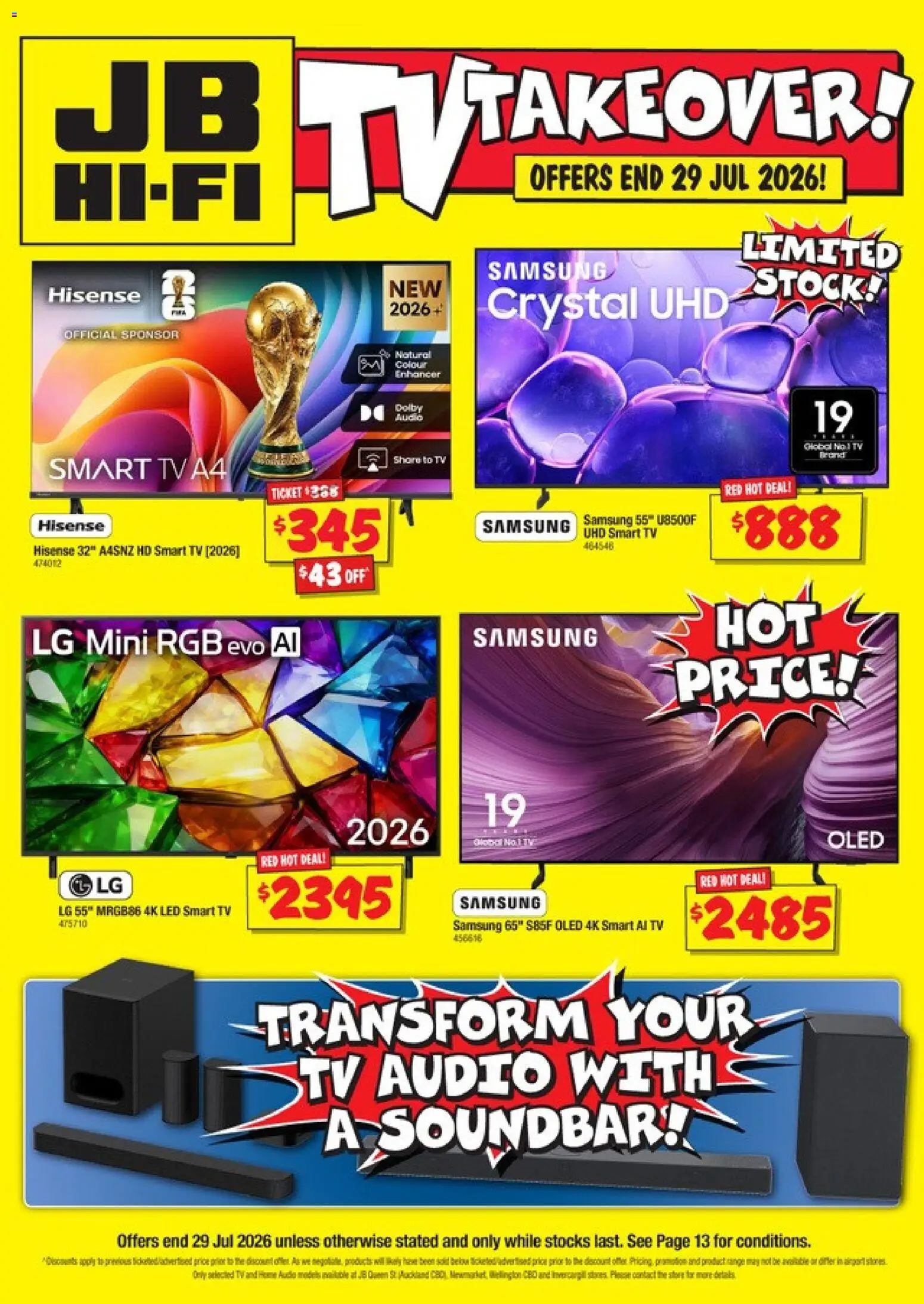 Preview of catalogue JB Hi-Fi catalogue from shop JB Hi-Fi valid 23 Jul 2026