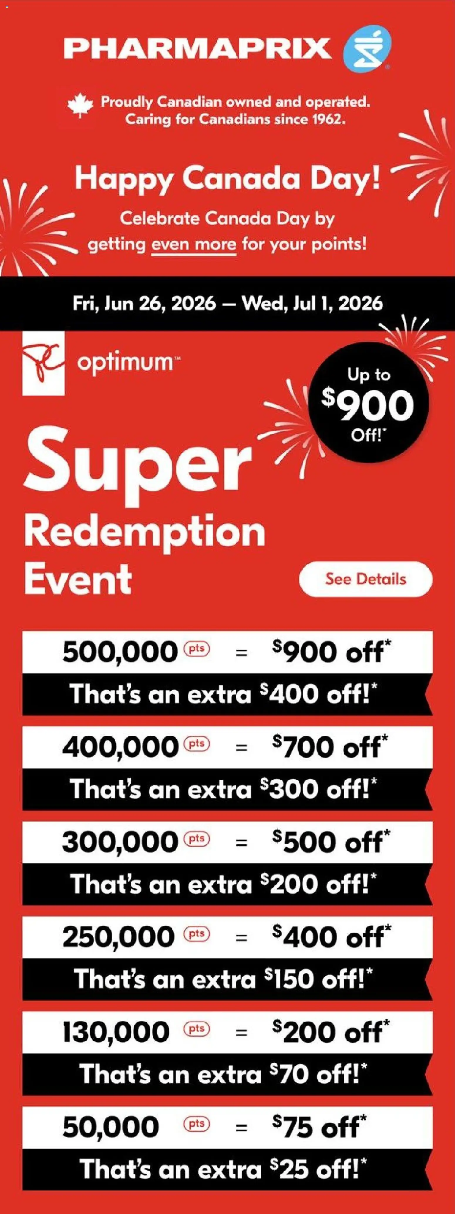 Preview of leaflet Pharmaprix - Event from shop Pharmaprix is valid from Jun 26, 2026