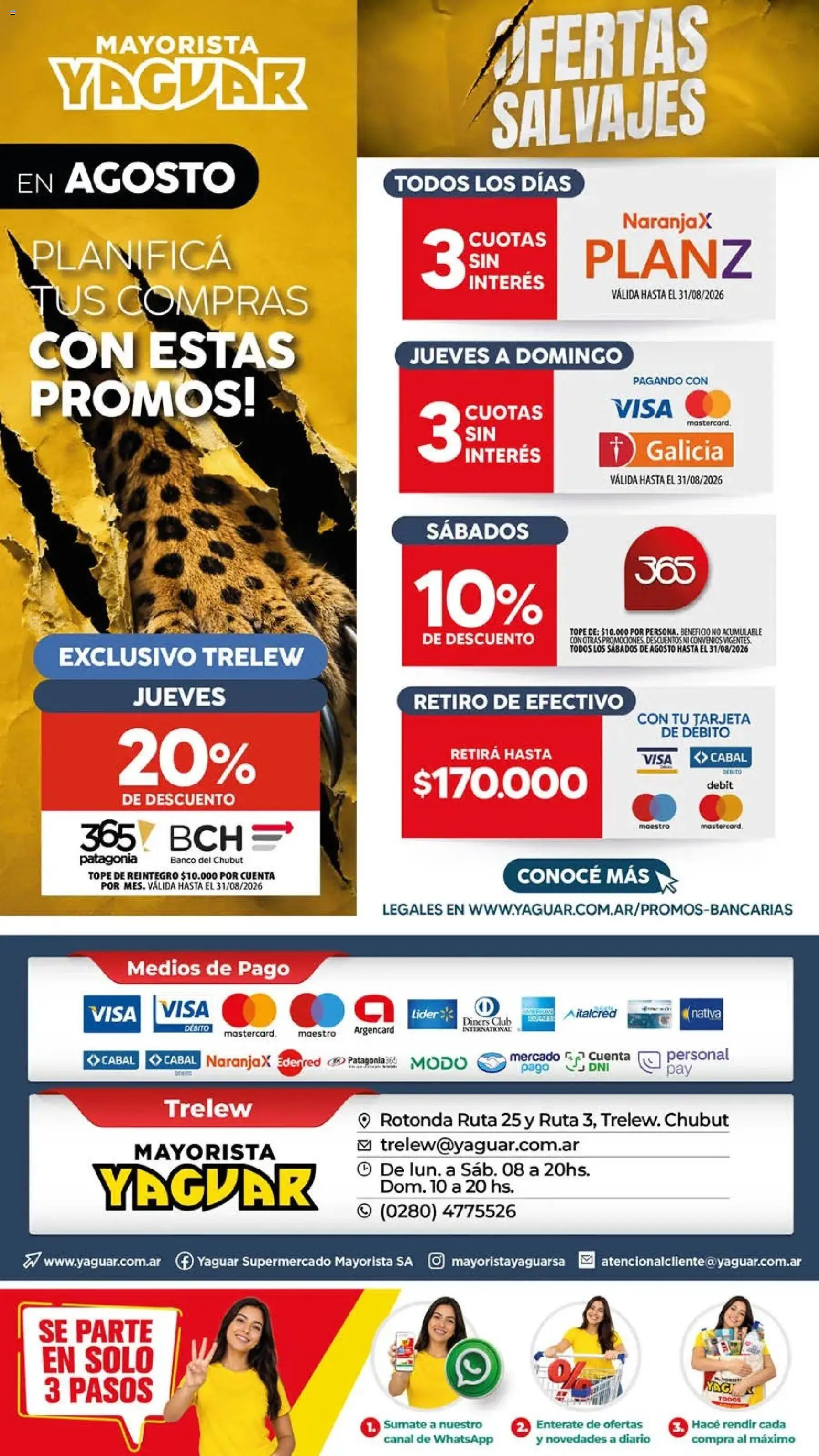 Vista previa del folleto de la tienda Yaguar válido desde el 03/08/2026 