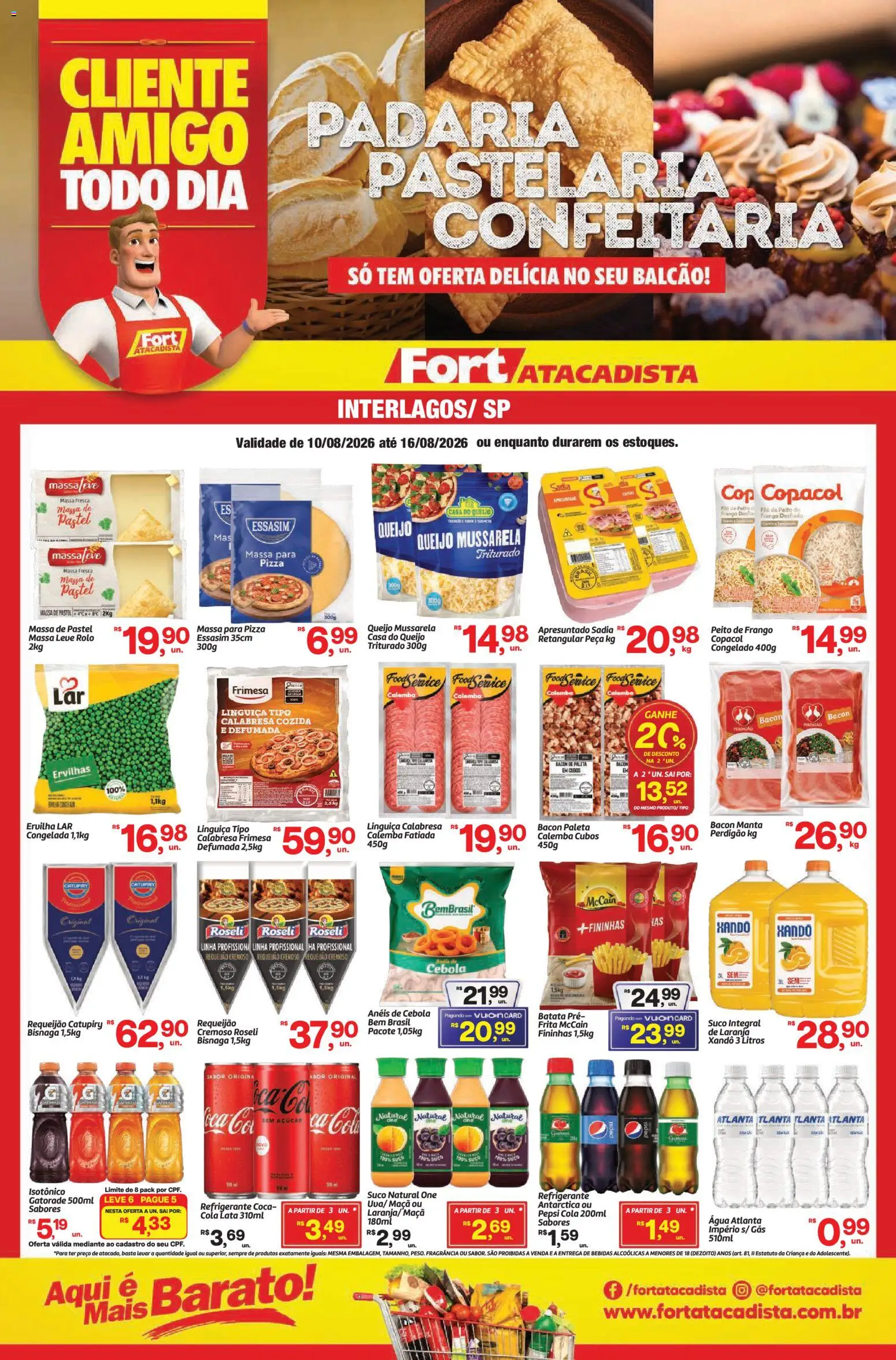 Pré-Visualização do folheto "Fort Atacadista ofertas Food Service" da loja Fort Atacadista válido a partir de 10/08/2026