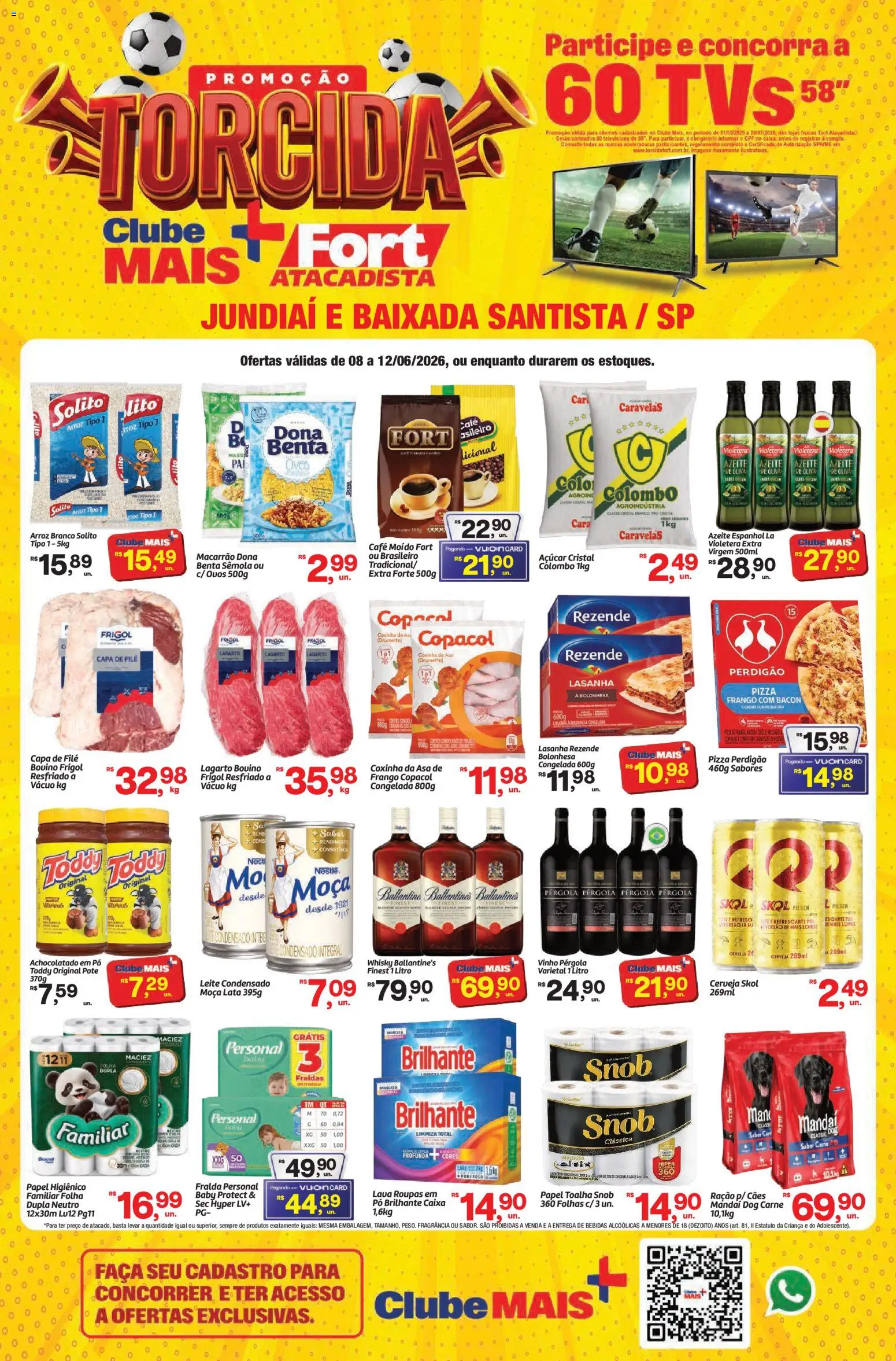 Pré-Visualização do folheto "Fort Atacadista - Ofertas da semana" da loja Fort Atacadista válido a partir de 08/06/2026