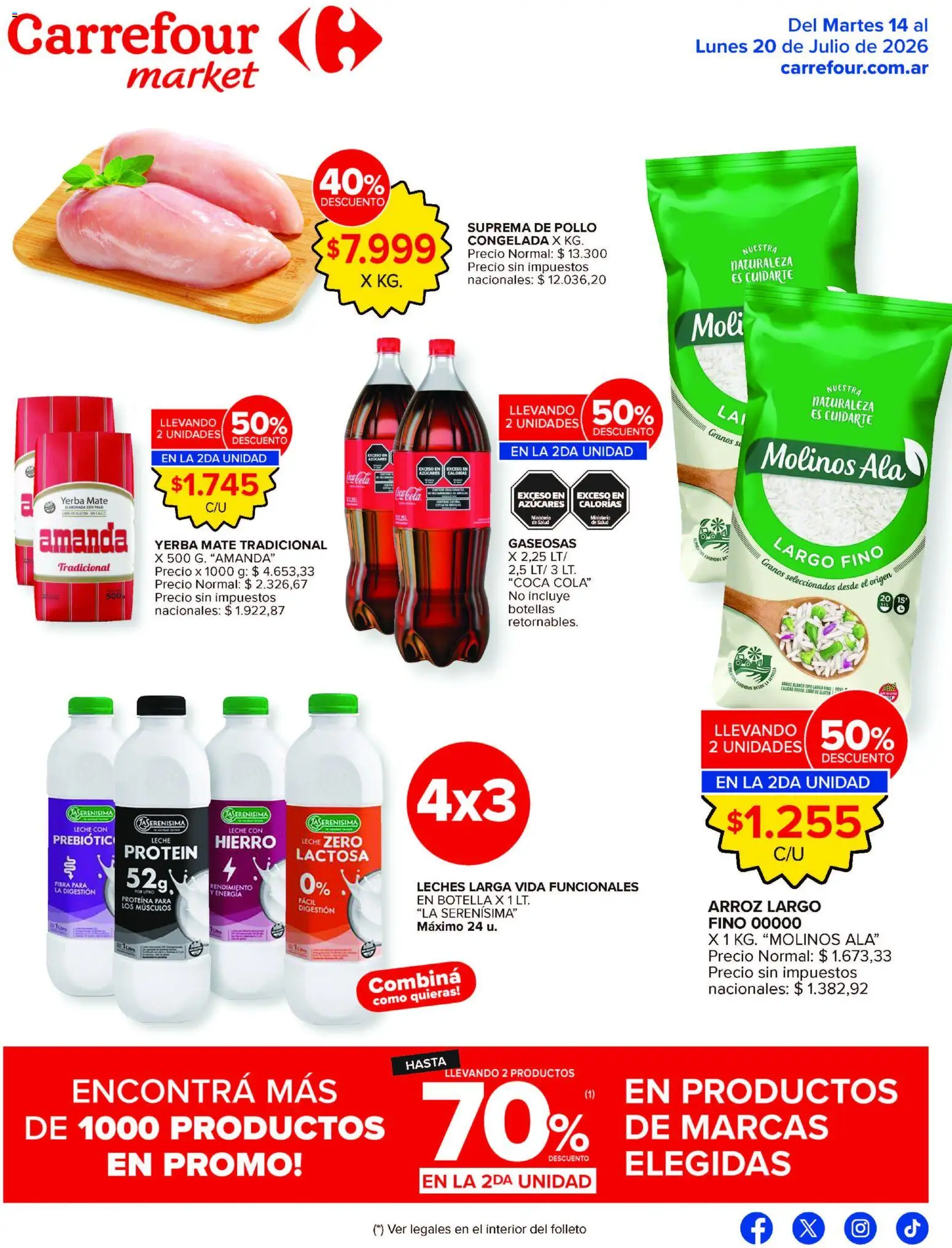 Vista previa del folleto de la tienda Carrefour válido desde el 14/07/2026 