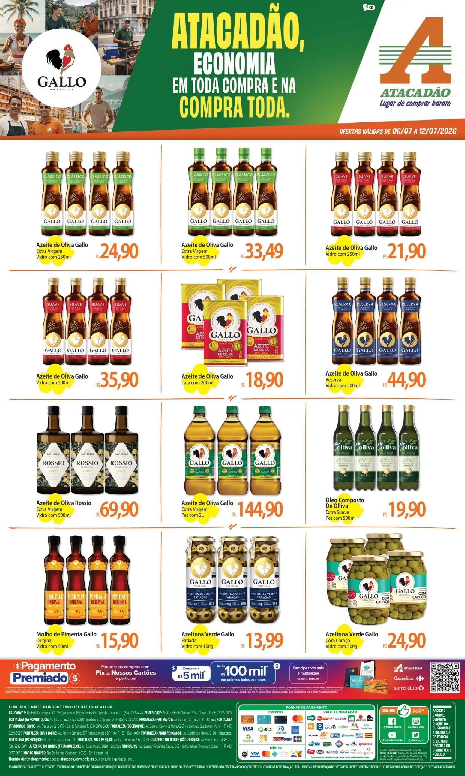 Pré-Visualização do folheto "Atacadão ofertas - CE" da loja Atacadão válido a partir de 06/07/2026