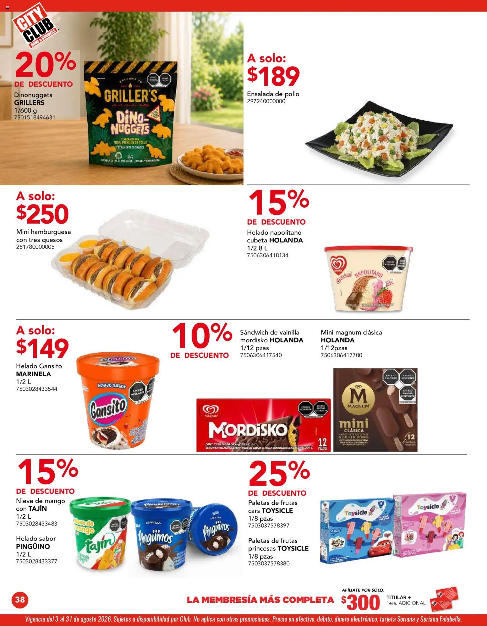 Vista previa las ofertas de la tienda City Club - City Club catálogo desde el 03/08/2026 