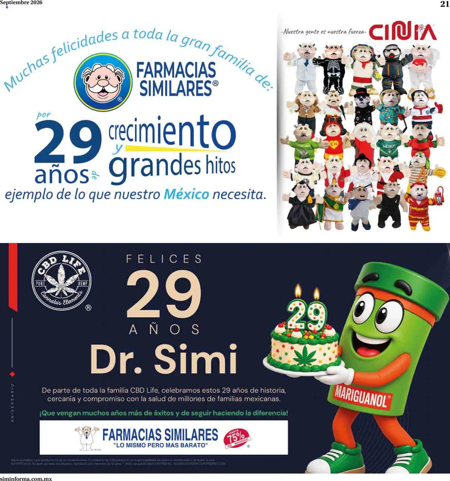 Vista previa las ofertas de la tienda Farmacias Similares - Farmacias Similares catálogo desde el 01/09/2026 