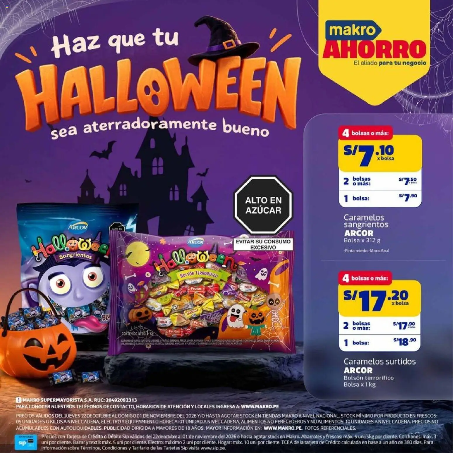 Vista previa de Catálogo Makro - Especial Halloween de la tienda Makro válido desde 22/10/2026