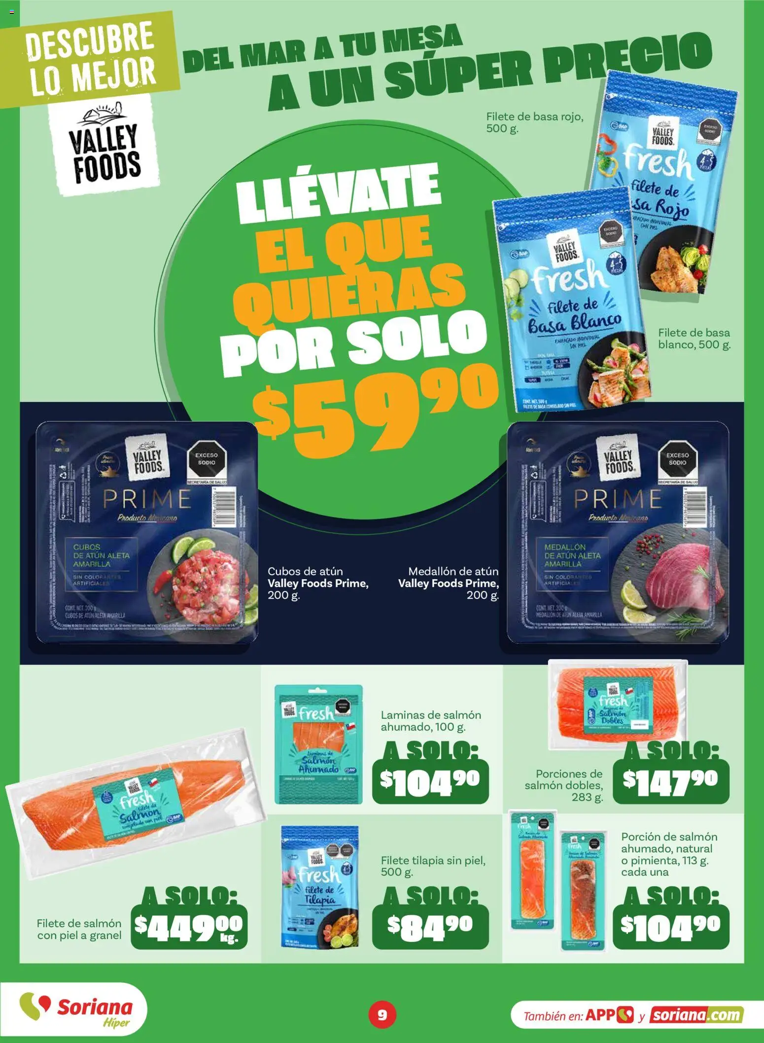 Vista previa las ofertas de la tienda Soriana - Soriana Descubre lo mejor al mejor precio Híper Nacional desde el 31/08/2026 