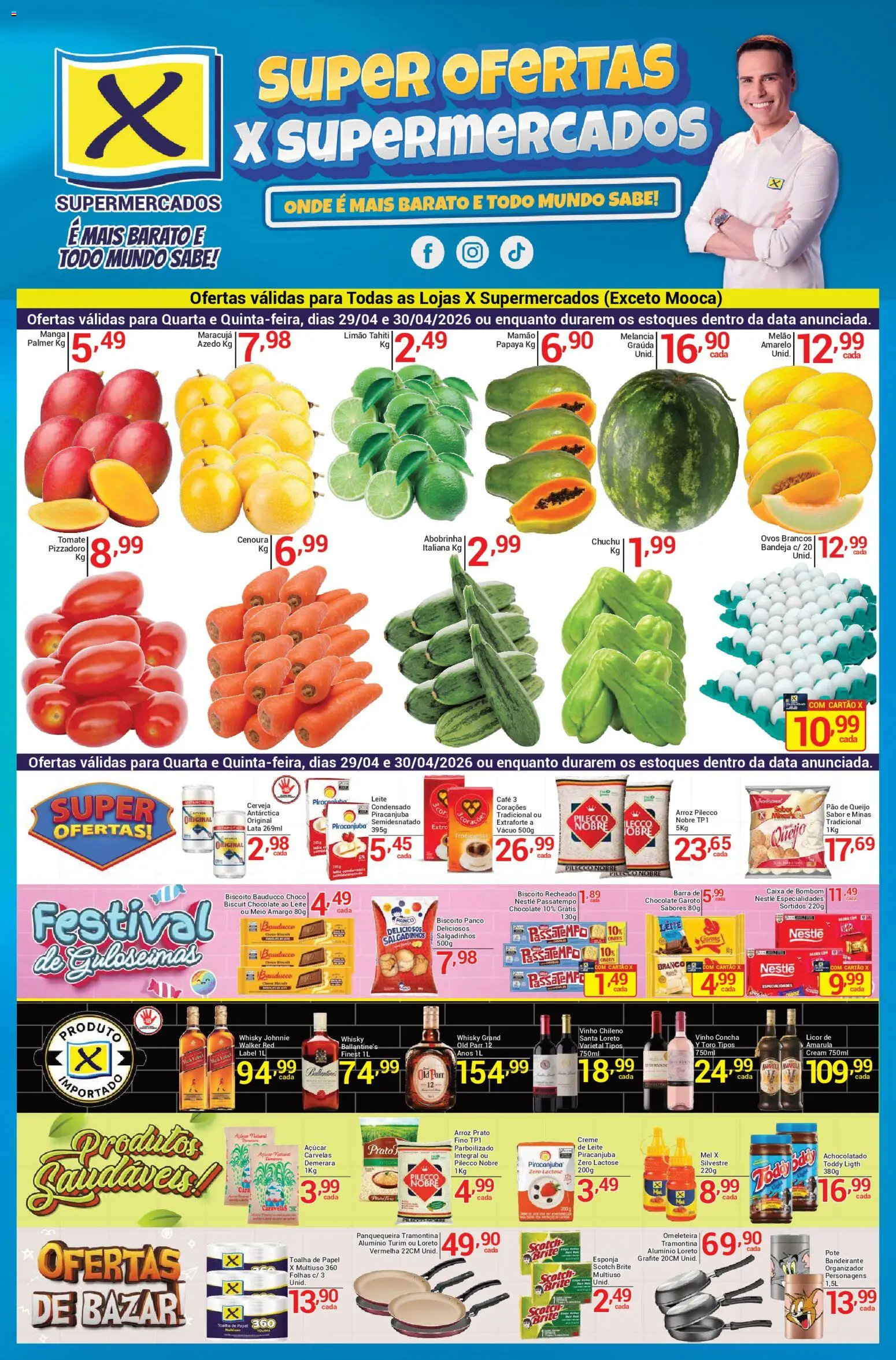 Pré-Visualização do folheto "X Supermercados - Ofertas da semana" da loja X Supermercados válido a partir de 29/04/2026