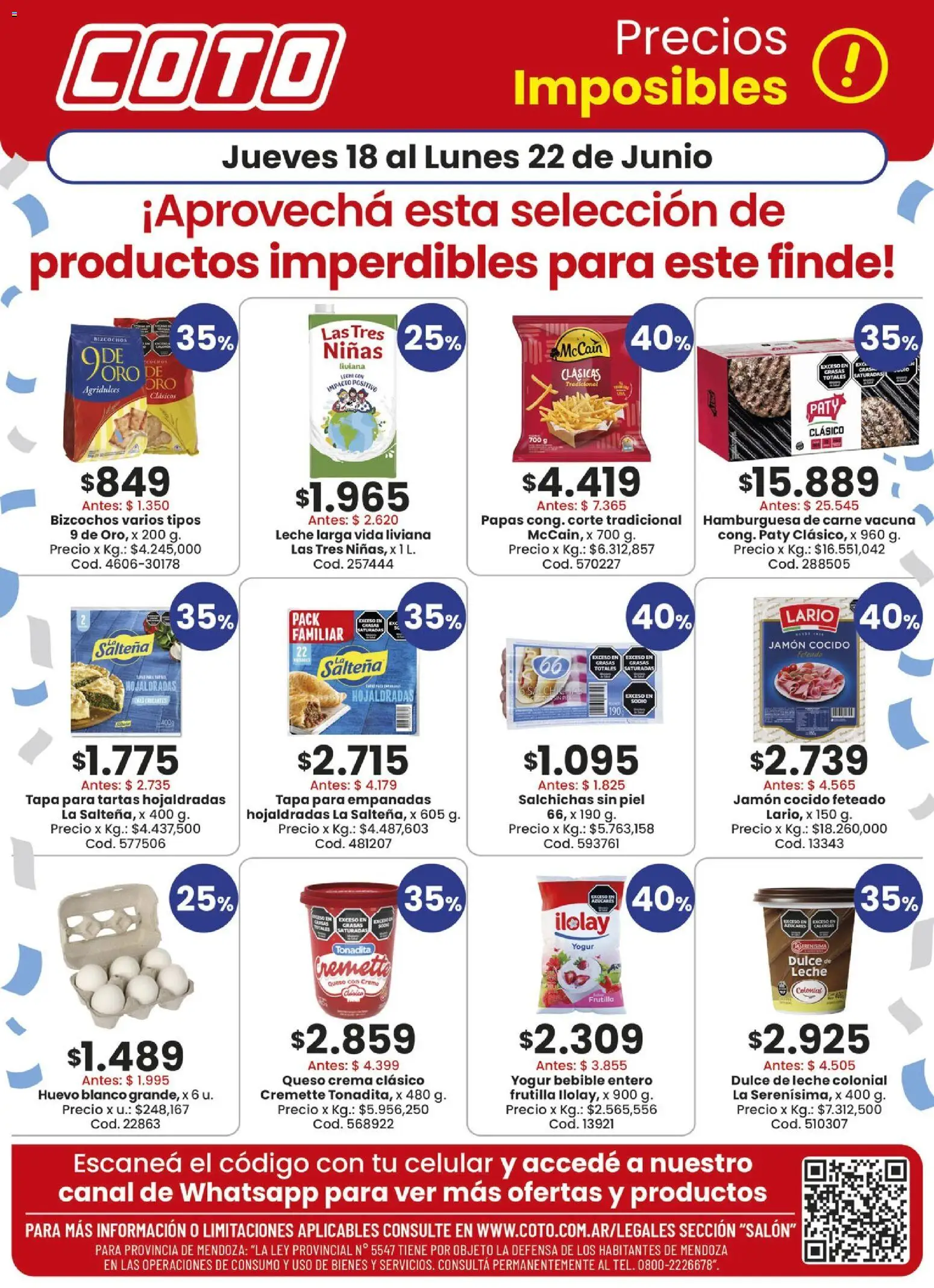 Vista previa del folleto de la tienda Coto válido desde el 18/06/2026 