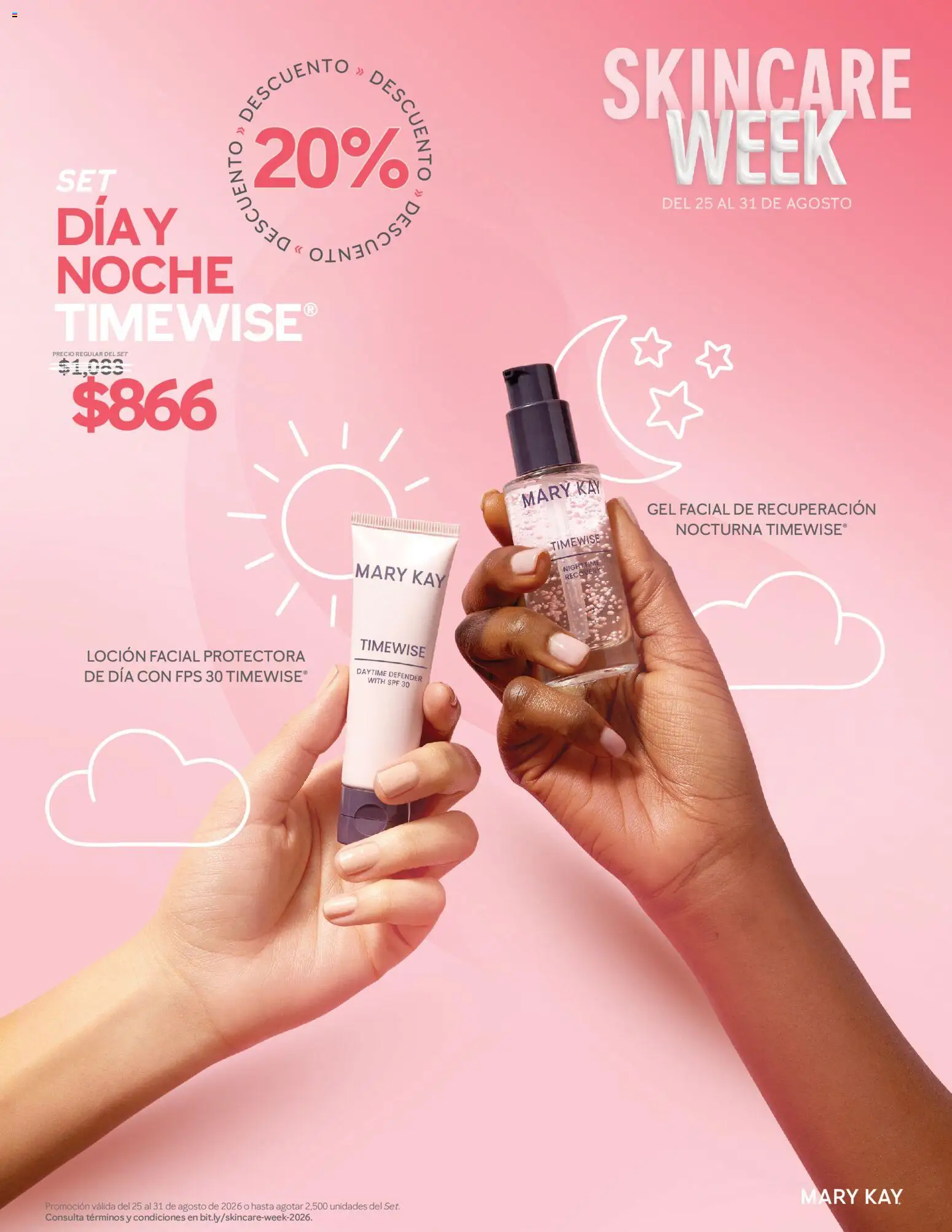 Vista previa las ofertas de la tienda Mary Kay - Catálogo Mary Kay Skincare Week desde el 25/08/2026 