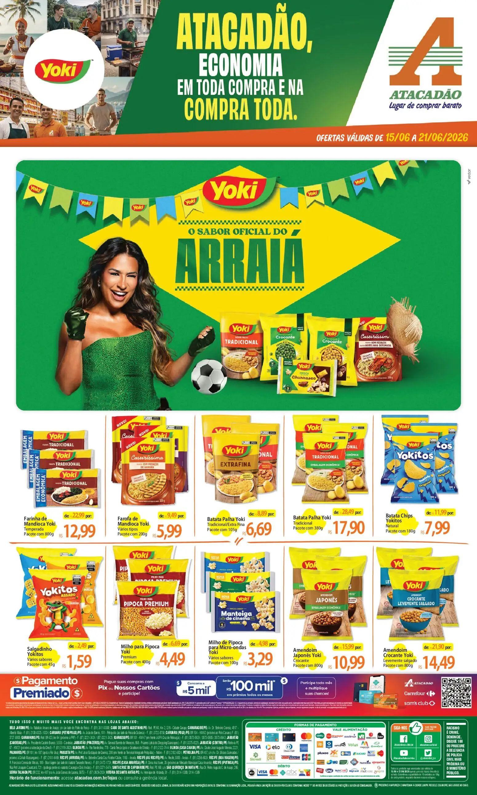 Pré-Visualização do folheto "Atacadão ofertas - PE" da loja Atacadão válido a partir de 15/06/2026