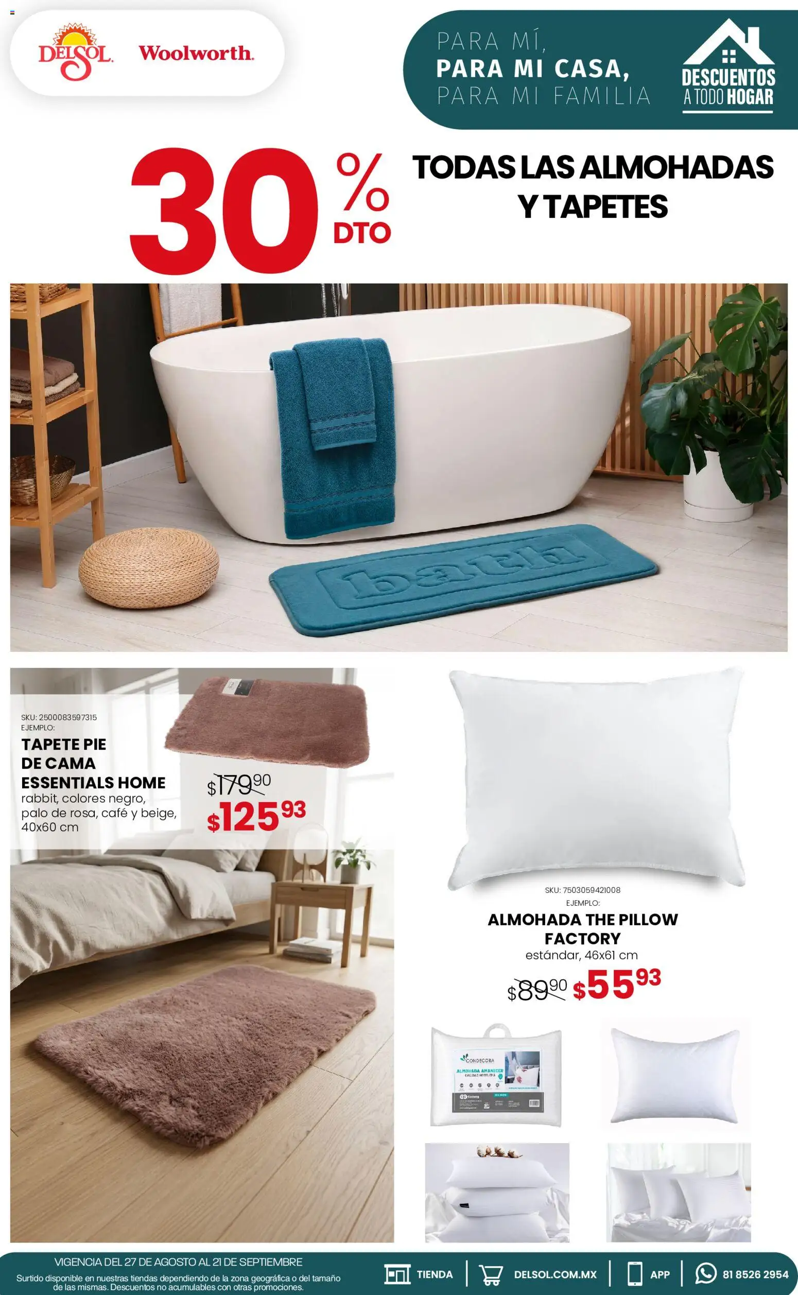 Vista previa las ofertas de la tienda Del Sol y Woolworth - Del Sol y Woolworth catálogo desde el 27/08/2026 