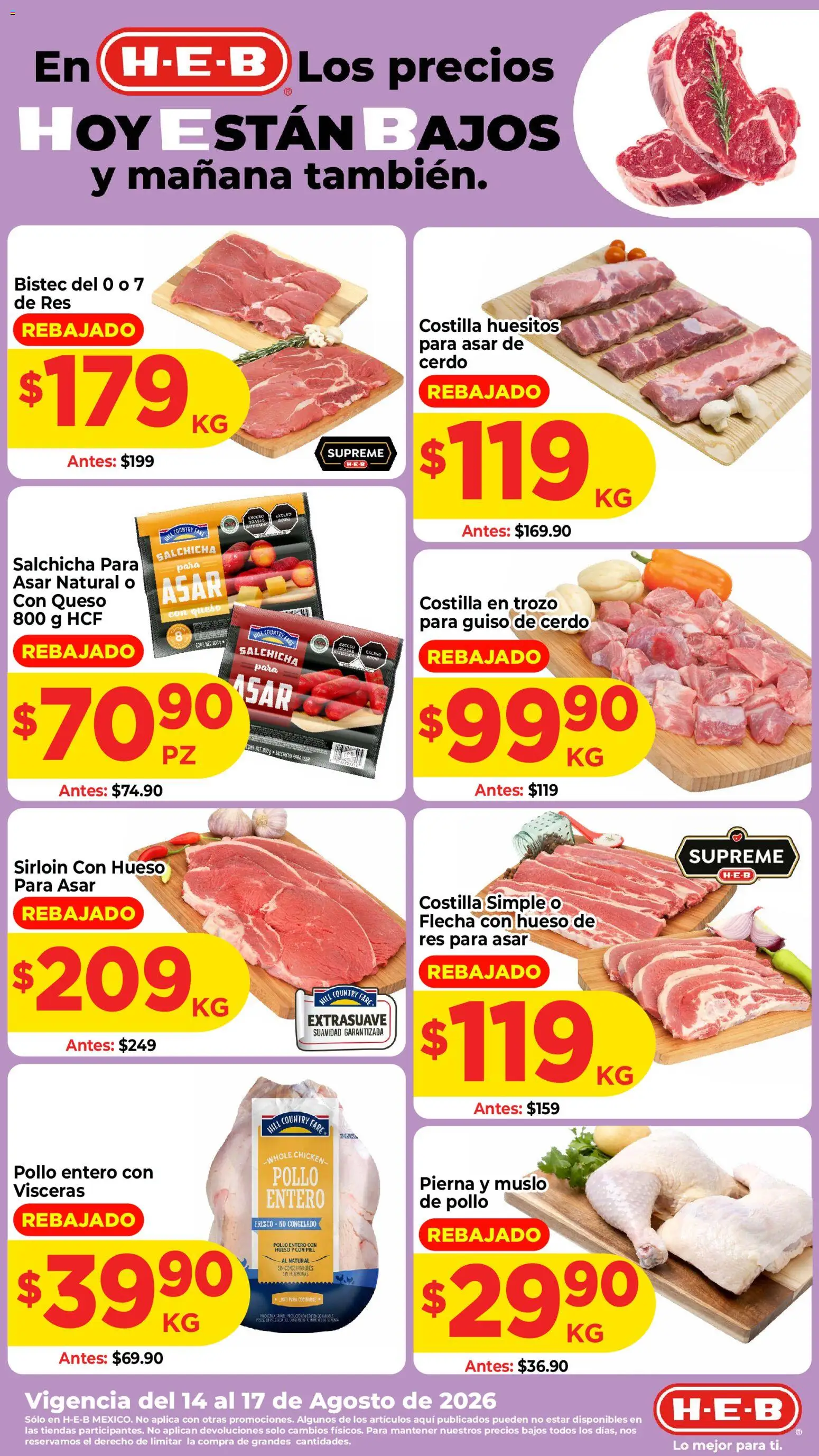 Vista previa las ofertas de la tienda H-E-B - H-E-B folleto desde el 14/08/2026 