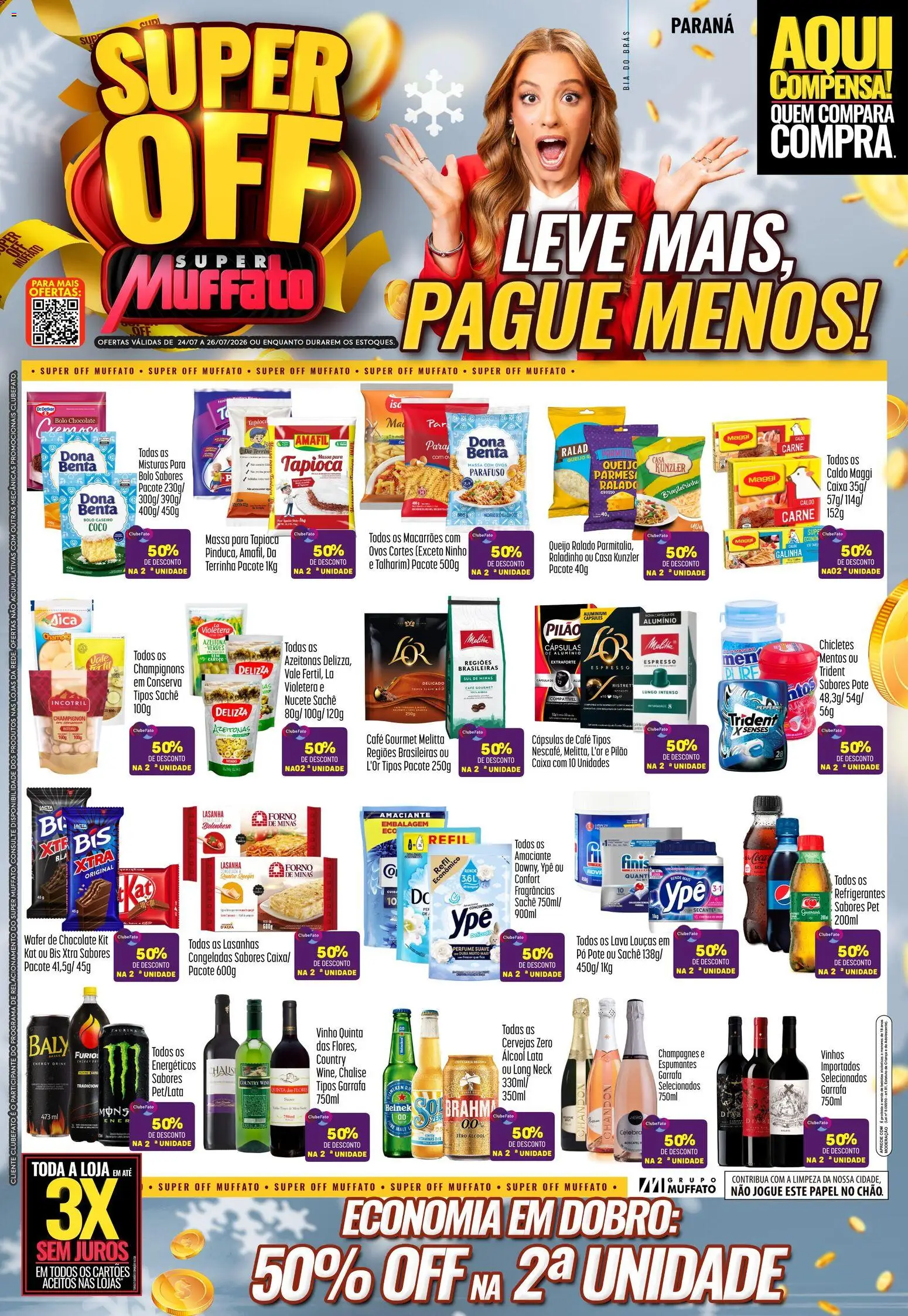 Pré-Visualização do folheto "Super Muffato ofertas Super Off" da loja Super Muffato válido a partir de 24/07/2026