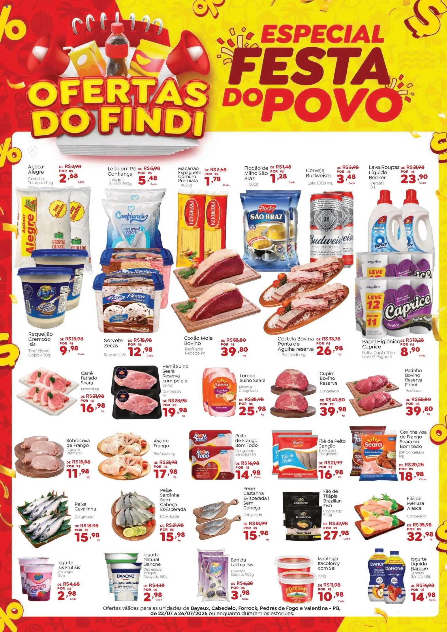 Pré-Visualização do folheto "Novo Atacarejo ofertas do Findi" da loja Novo Atacarejo válido a partir de 23/07/2026