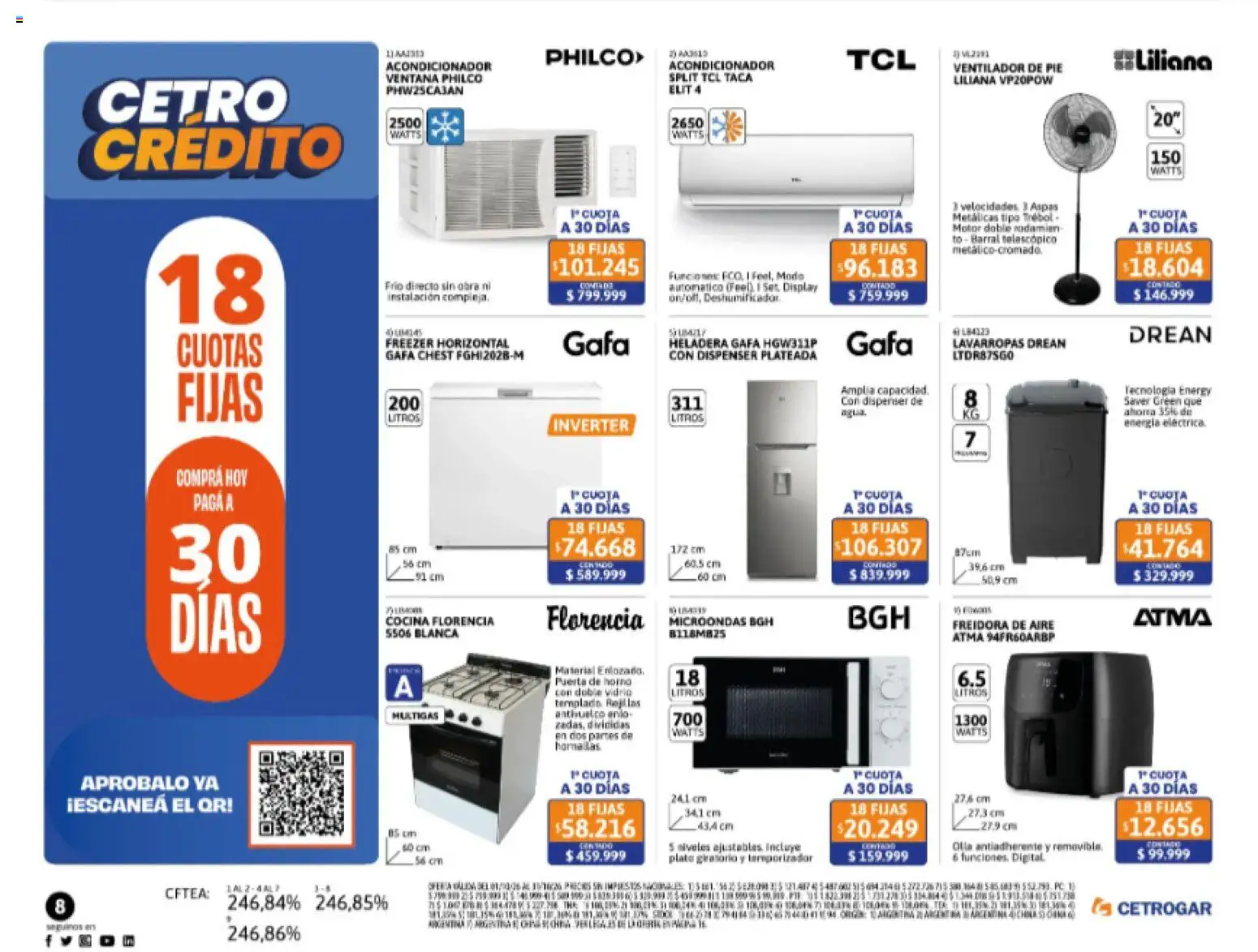 Vista previa del folleto de la tienda Cetrogar válido desde el 01/10/2026 