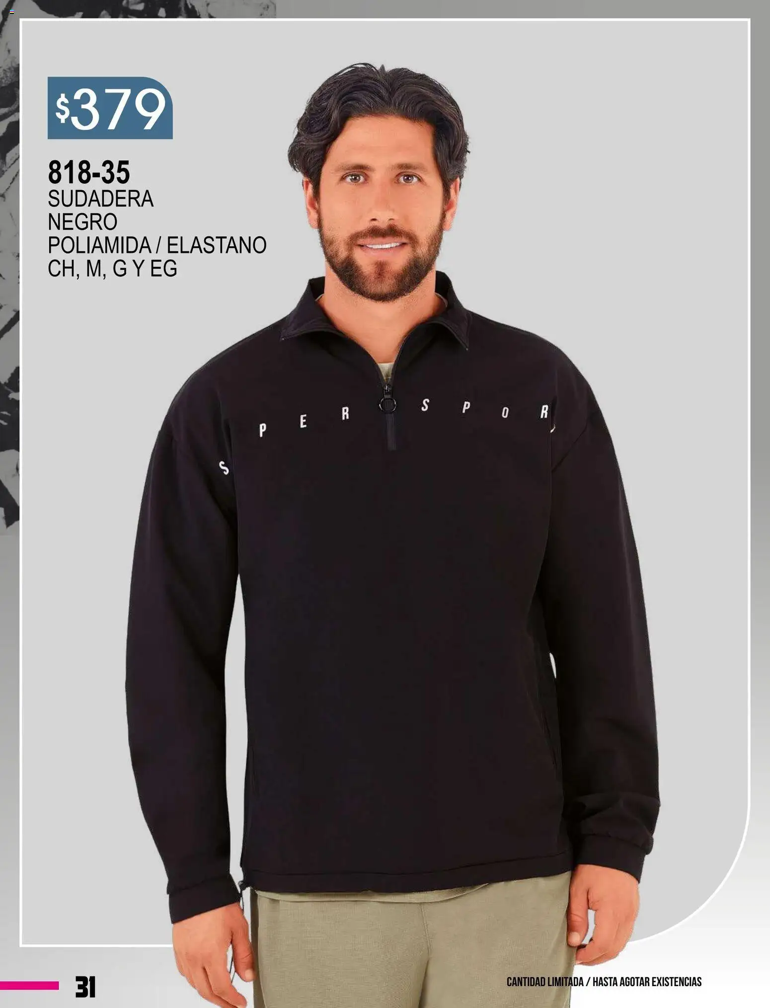 Vista previa las ofertas de la tienda Cklass - Catálogo Especial Supersport Caballero desde el 08/01/2026 - Sudadera