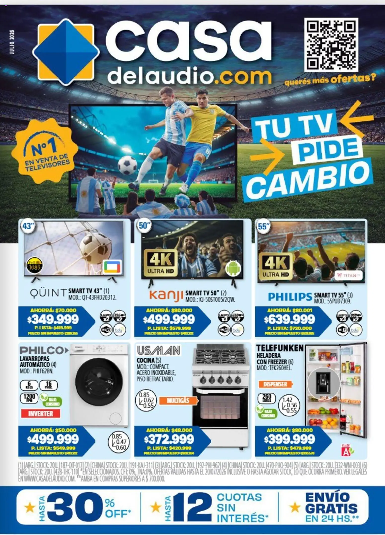 Vista previa del folleto de la tienda Casa del Audio válido desde el 08/07/2026 