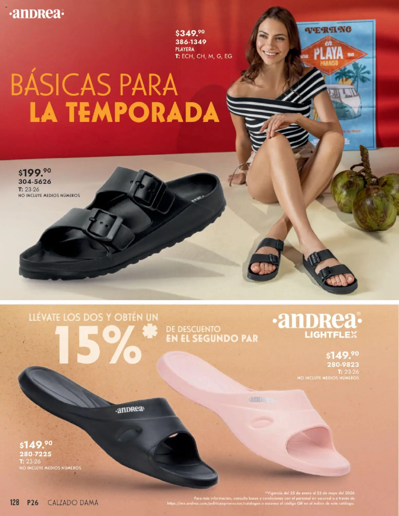Vista previa las ofertas de la tienda Andrea - Catálogo Calzado Dama desde el 25/01/2026 