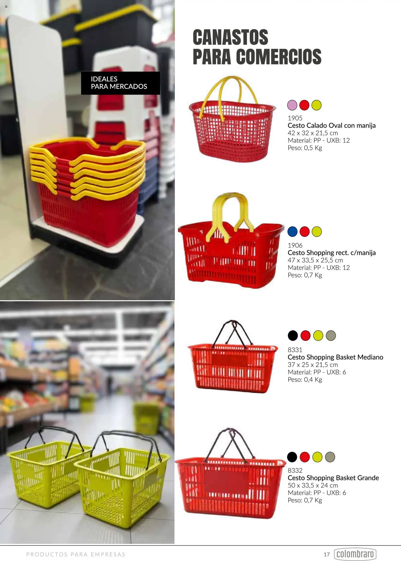 Vista previa del folleto de la tienda Colombraro válido desde el 11/05/2026 - Peso