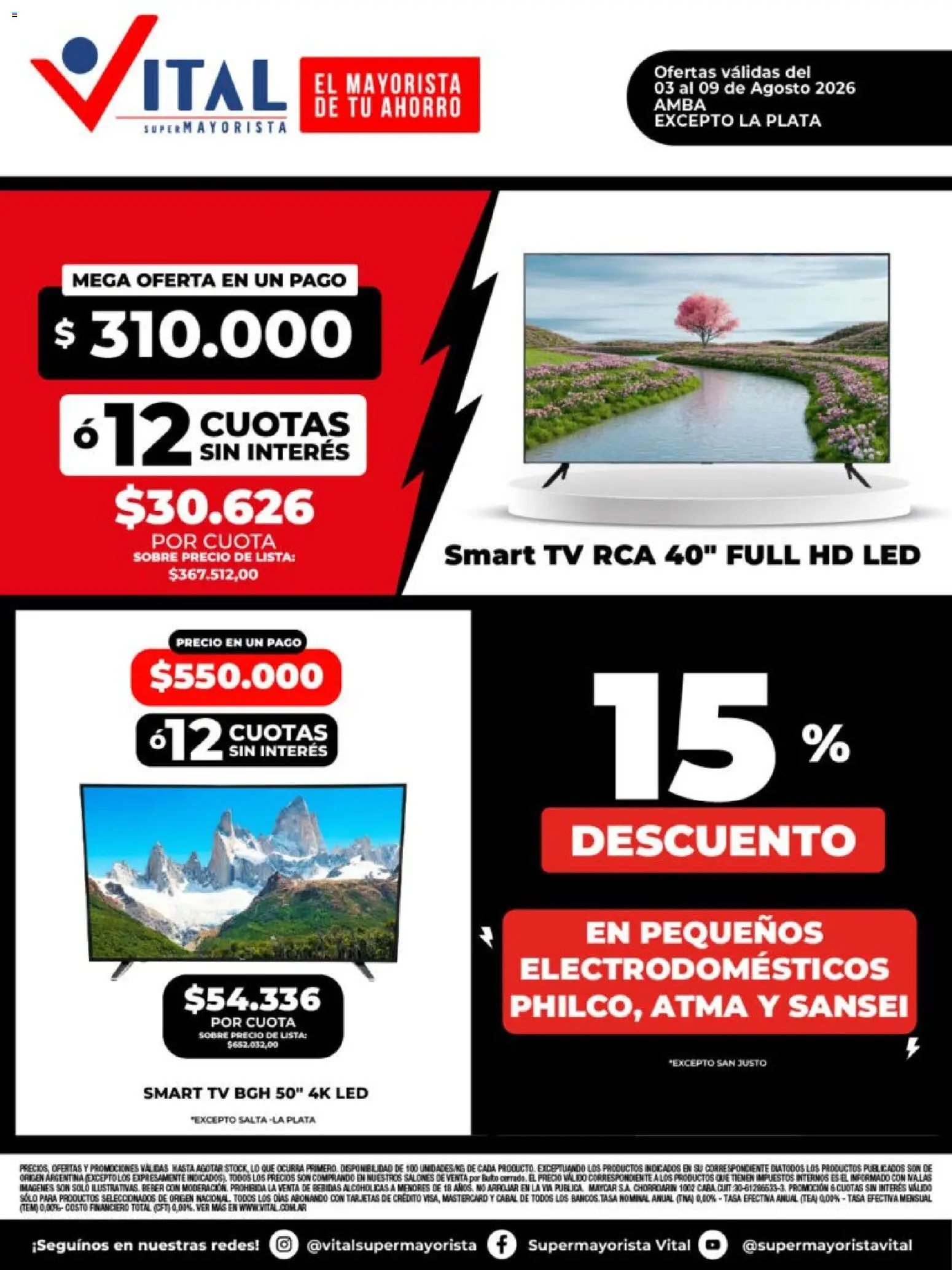 Vista previa del folleto de la tienda Vital válido desde el 03/08/2026 