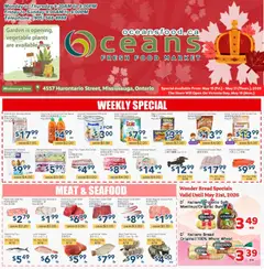Un aperçu du dépliant Oceans weekly flyer - Mississauga du magasin Oceans est valide à partir 15 mai 2026