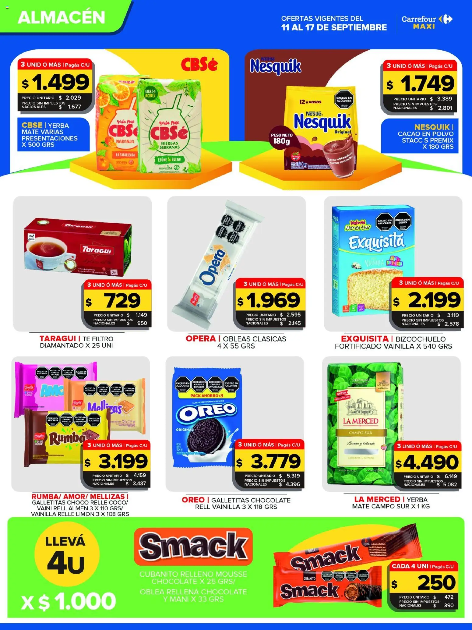 Vista previa del folleto de la tienda Carrefour Maxi válido desde el 11/09/2026 