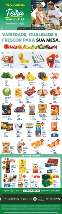 Pré-Visualização do folheto "Sam's Club - Ofertas da semana" da loja Sam's Club válido a partir de 09/06/2026