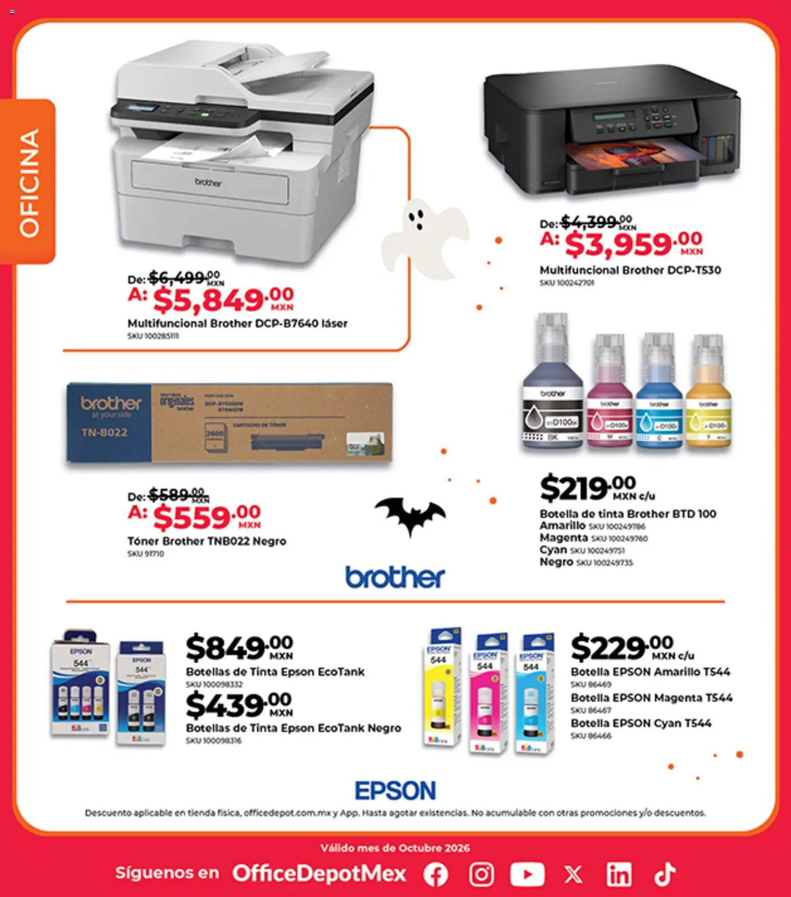 Vista previa las ofertas de la tienda Office Depot - Office Depot catálogo desde el 01/10/2026 