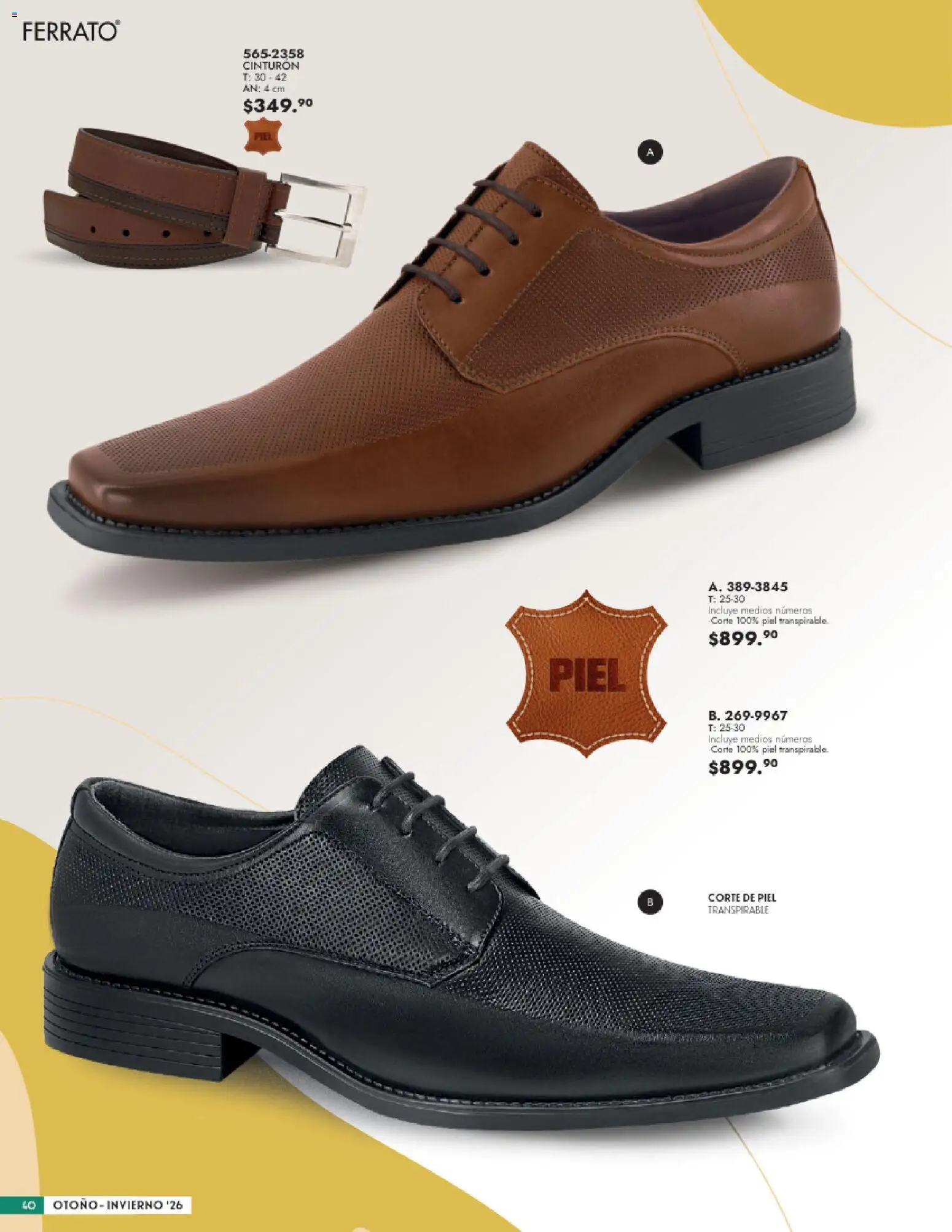 Vista previa las ofertas de la tienda Andrea - Andrea catálogo Calzado Caballero desde el 23/08/2026 
