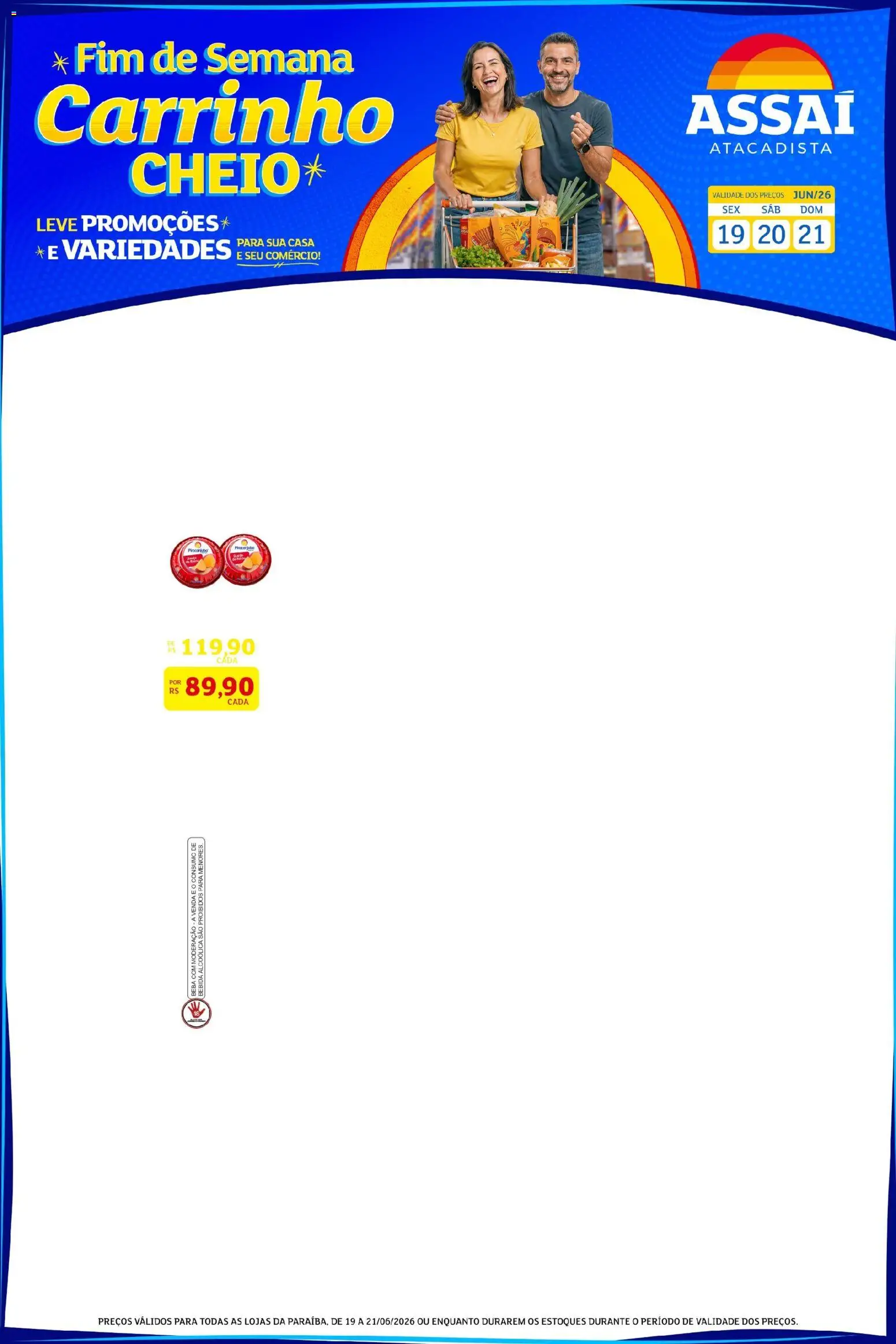 Pré-Visualização do folheto "Assaí Atacadista ofertas - PB" da loja Assaí Atacadista válido a partir de 22/06/2026