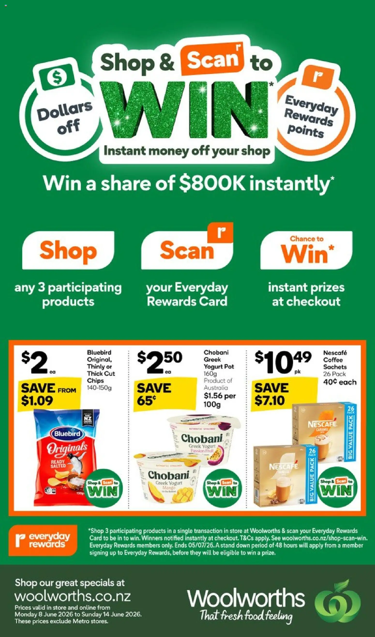 Preview of catalogue Woolworths catalogue from shop Woolworths valid 8 Jun 2026