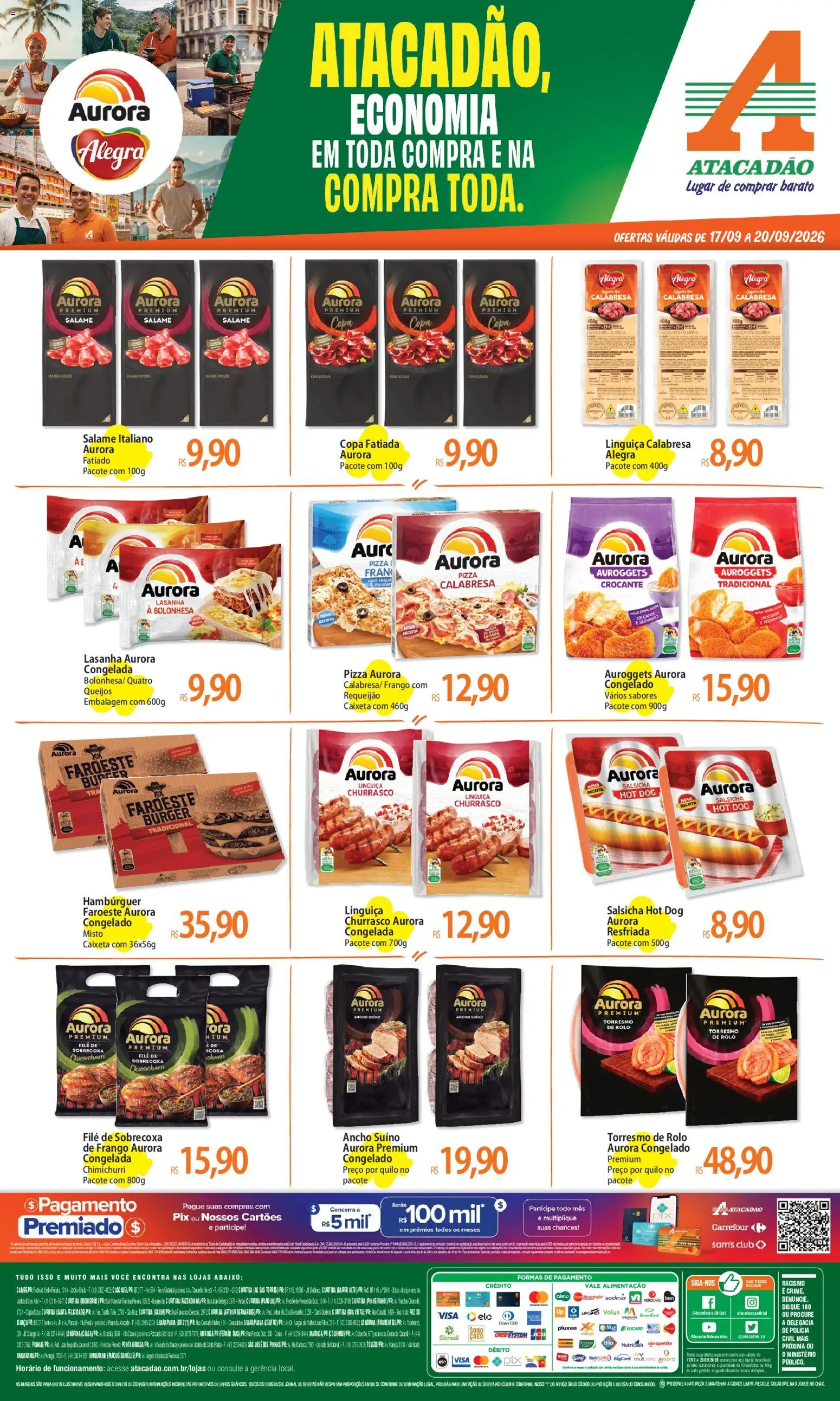 Pré-Visualização do folheto "Atacadão ofertas - PR" da loja Atacadão válido a partir de 17/09/2026
