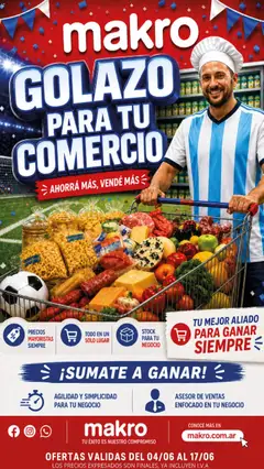 Vista previa del folleto de la tienda Makro válido desde el 04/06/2026 