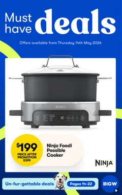 Preview of catalogue Big W Catalogue from shop Big W valid 14/05/2026