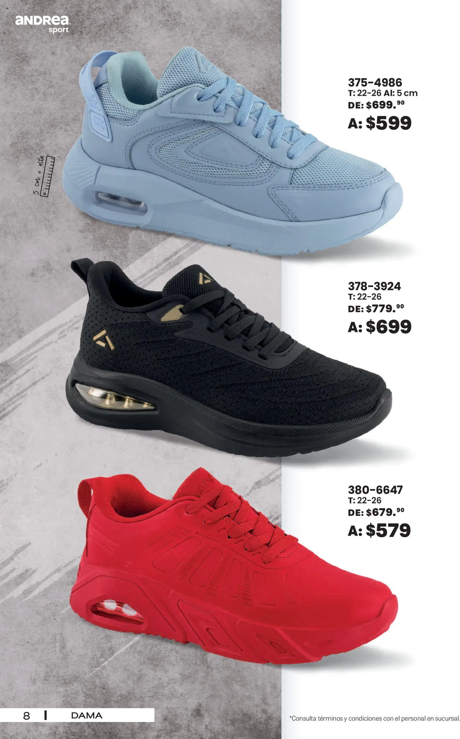 Vista previa las ofertas de la tienda Andrea - Andrea catálogo Sport desde el 30/08/2026 