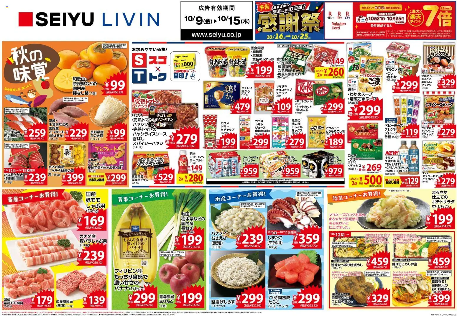 西友の2026/09/09から2026/10/15までのチラシはここ西友 - チラシ