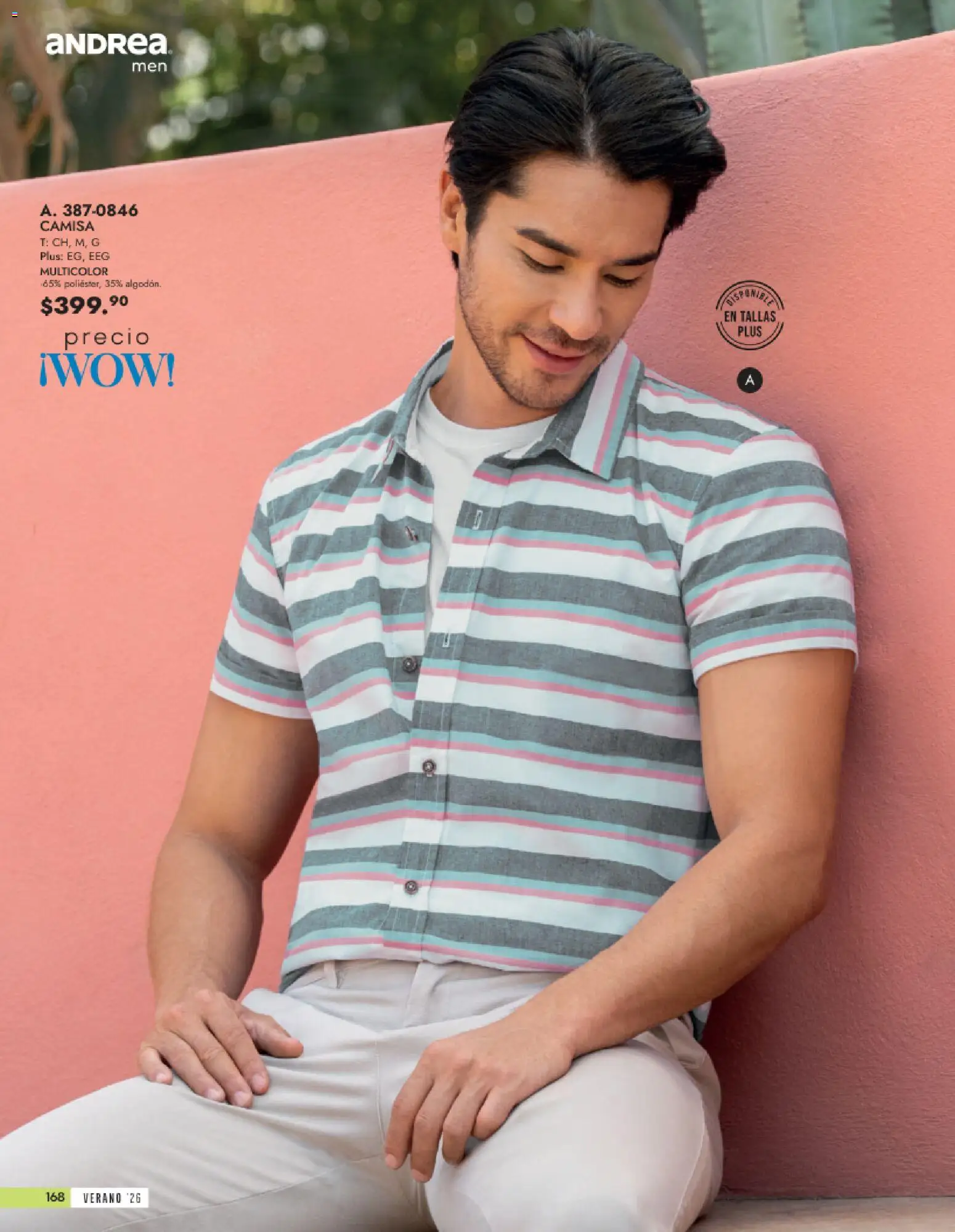 Vista previa las ofertas de la tienda Andrea - Andrea catálogo Vestir Caballero desde el 24/05/2026 - Camisa
