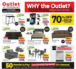 Preview of leaflet Tepperman's outlet from shop Tepperman's is valid from Jul 31, 2026
