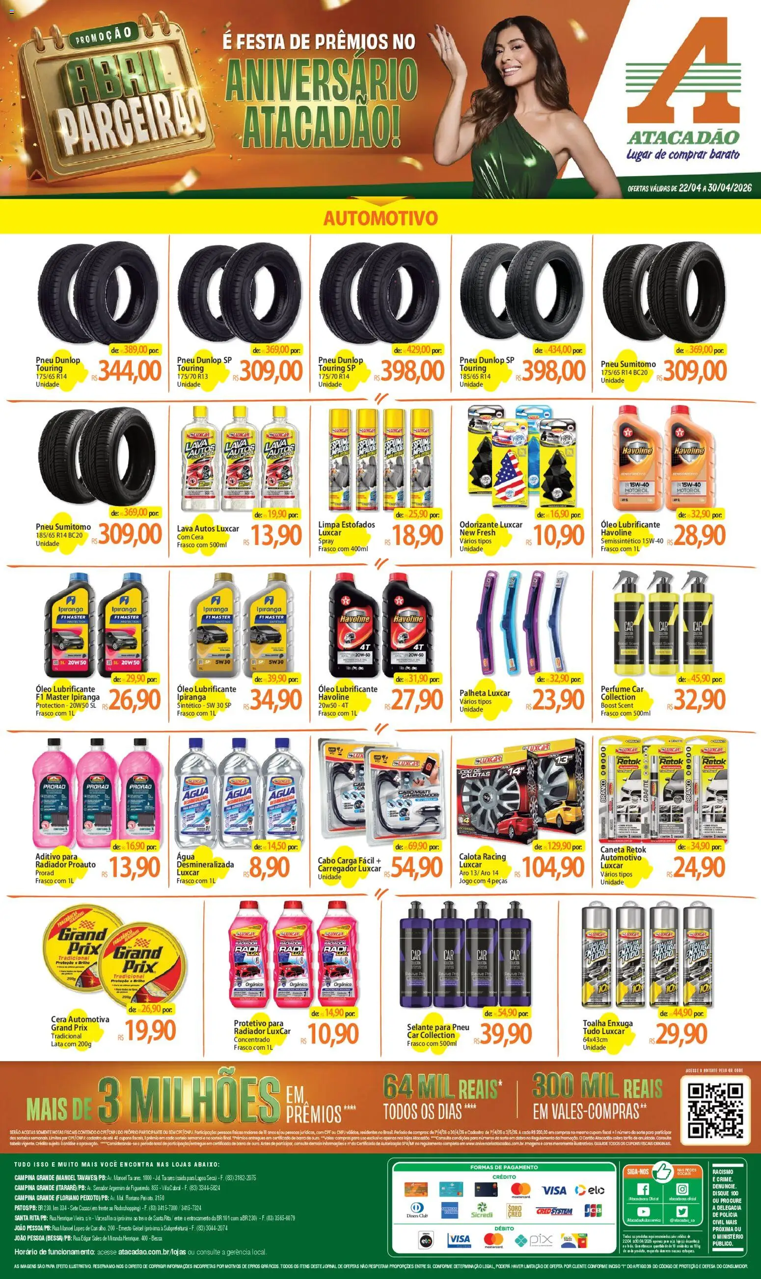 Pré-Visualização do folheto "Atacadão ofertas - PB" da loja Atacadão válido a partir de 22/04/2026