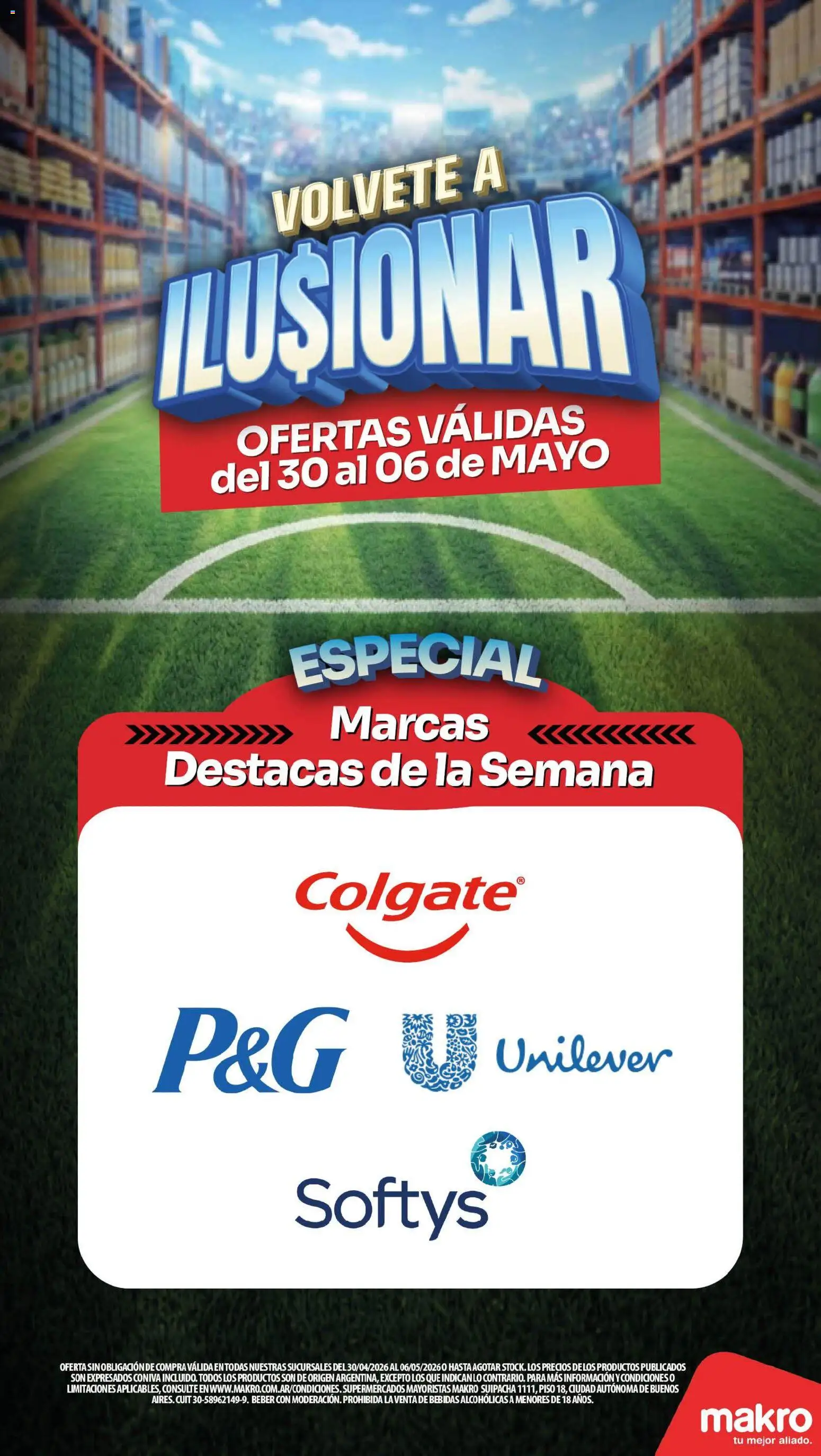 Vista previa del folleto de la tienda Makro válido desde el 30/04/2026 - Bebidas