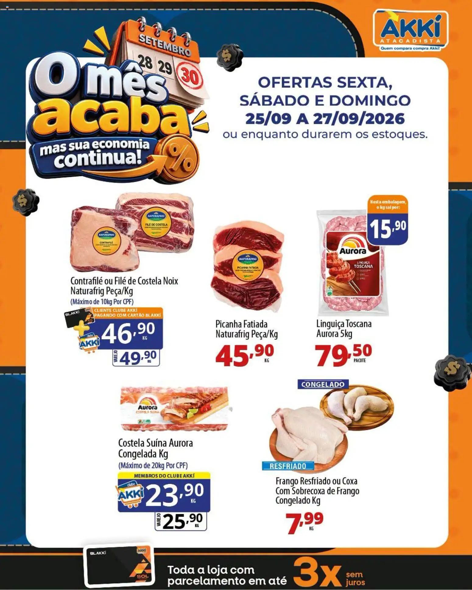Pré-Visualização do folheto "Akki Atacadista - Ofertas da semana" da loja Akki Atacadista válido a partir de 25/09/2026